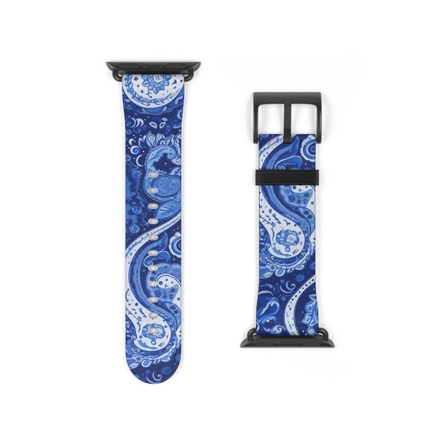 Apple Watch Strap - Blue Paisley