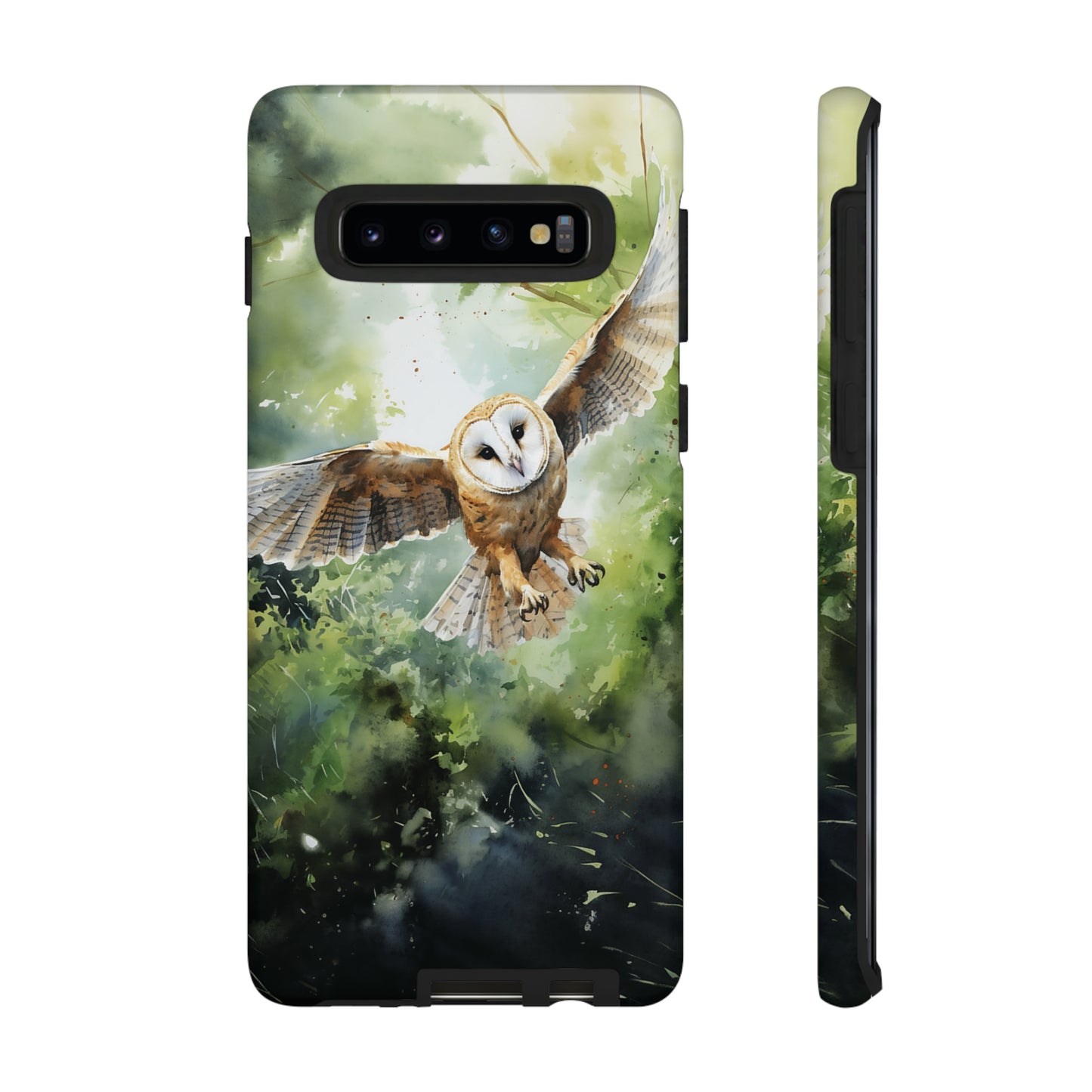 Barn Owl Watercolour - Tough Case