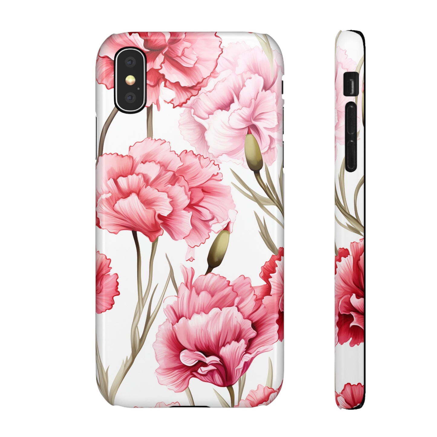 Carnations - Snap Cases