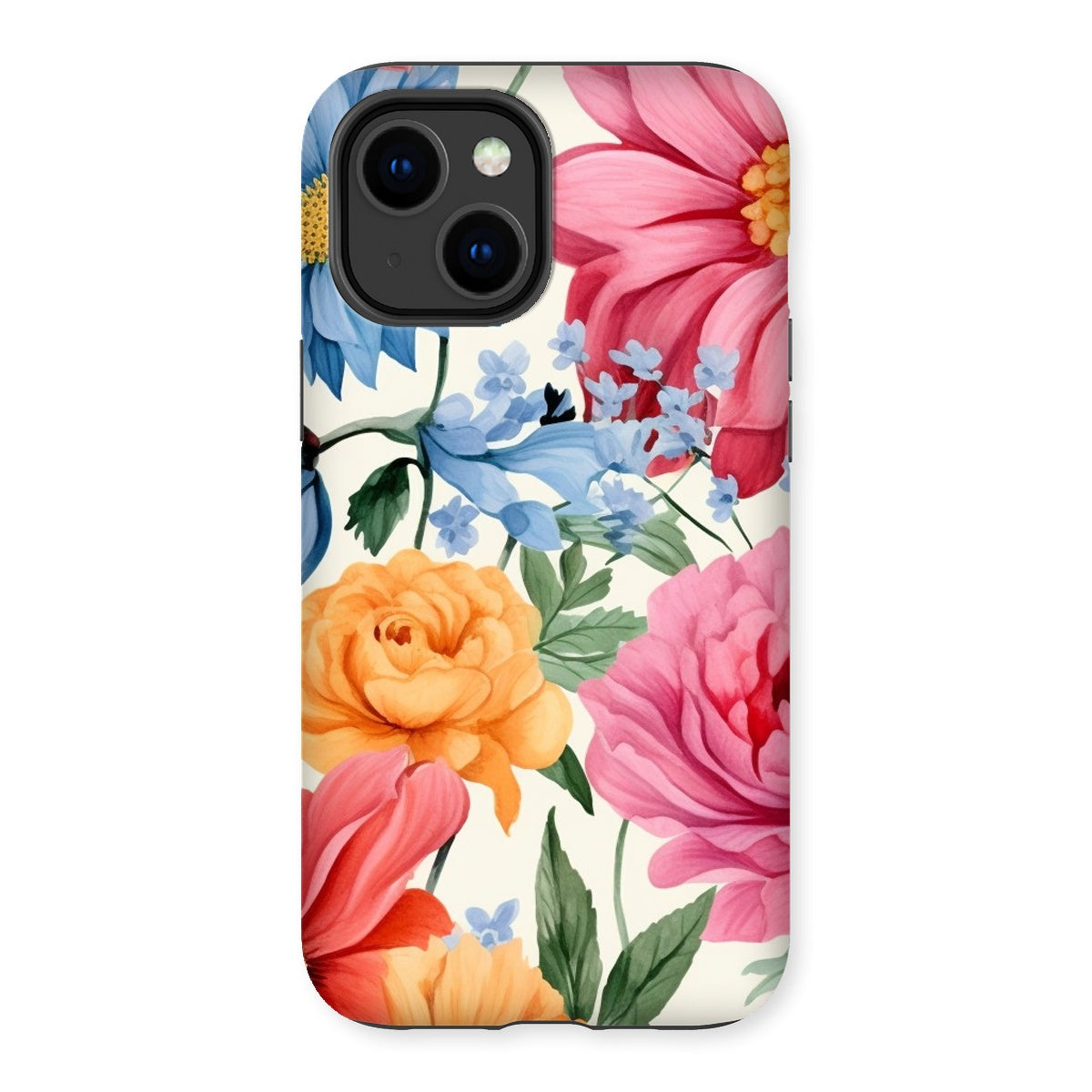British Summer Flowers Tough Phone Case