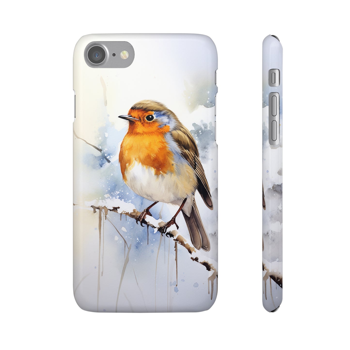 Winter Robin - Snap Cases