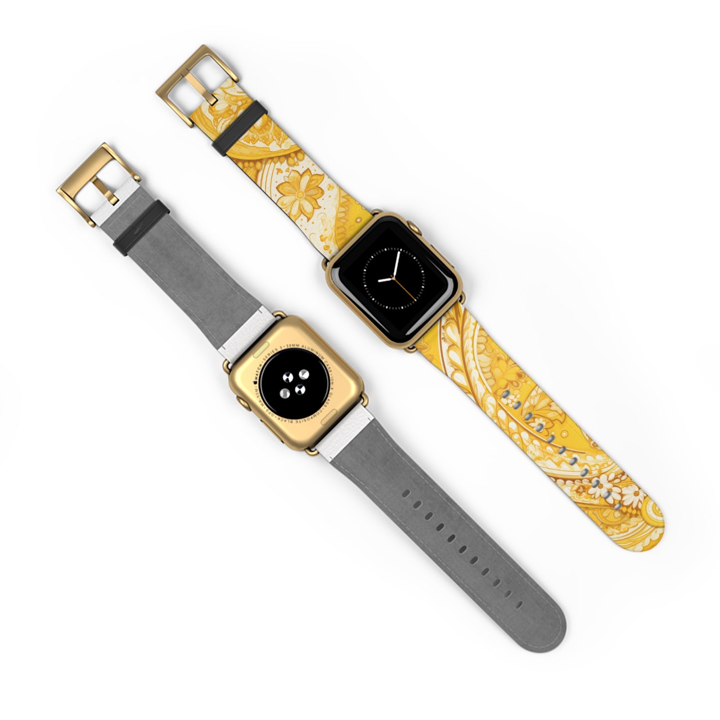 Apple Watch Strap - Yellow Paisley
