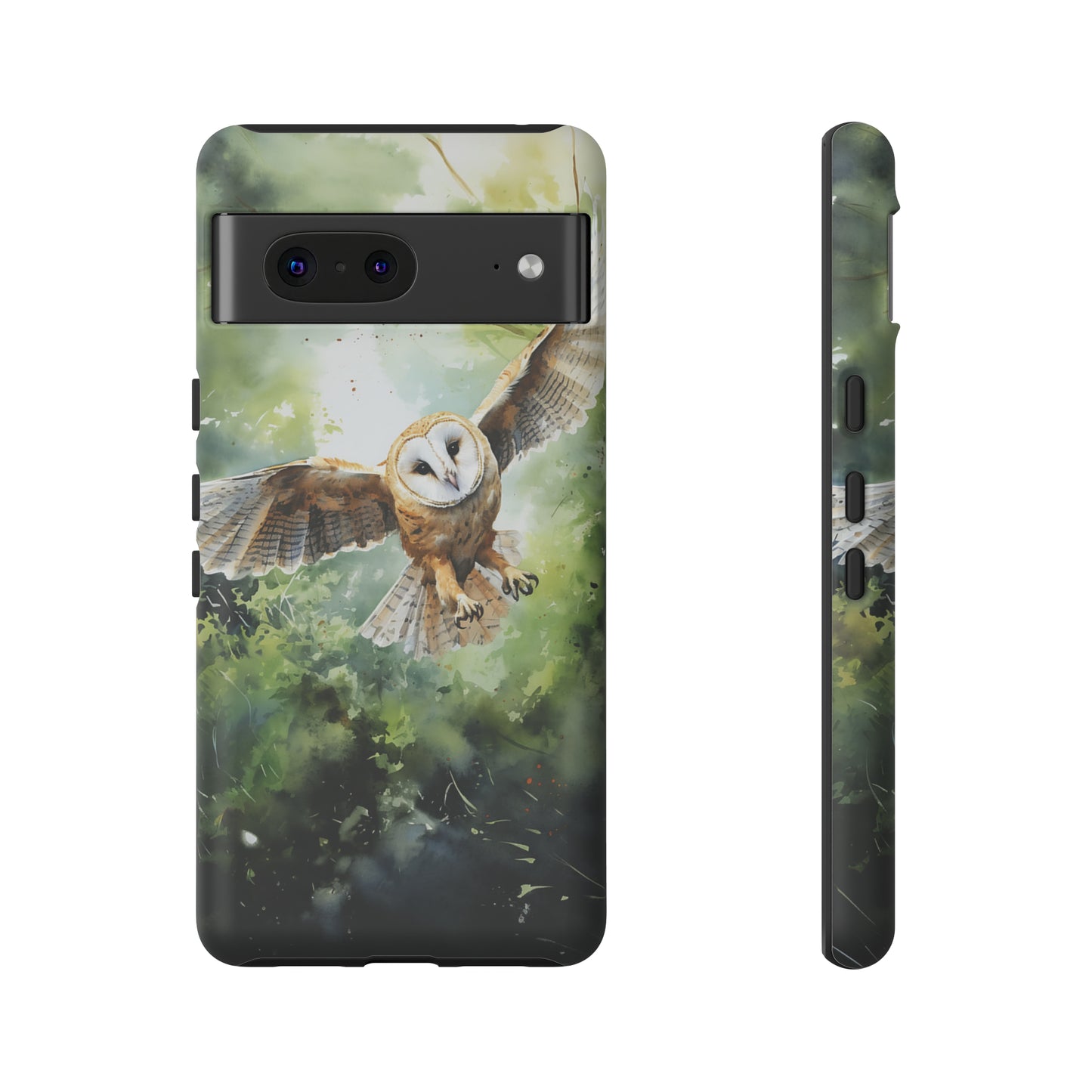 Barn Owl Watercolour - Tough Case
