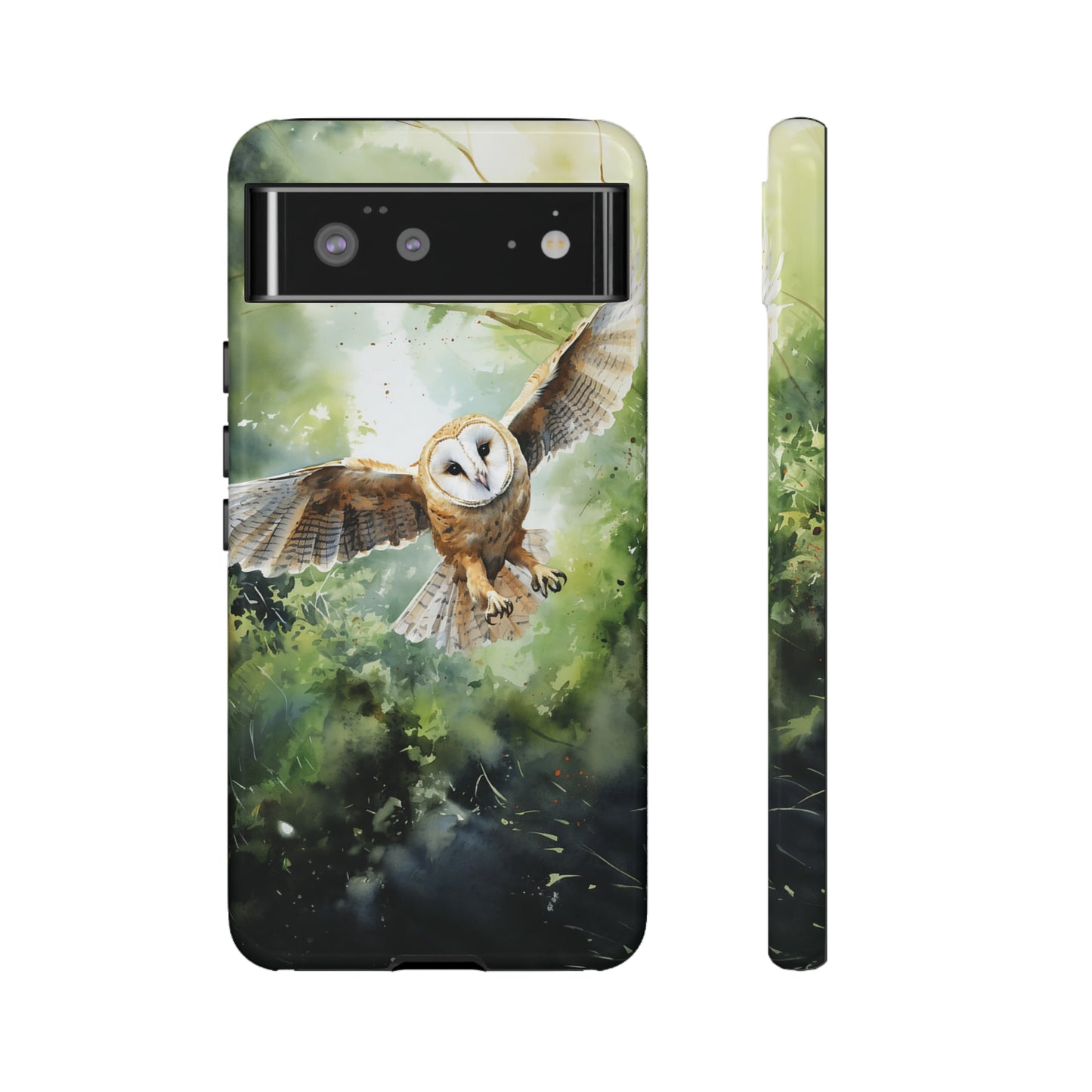 Barn Owl Watercolour - Tough Case