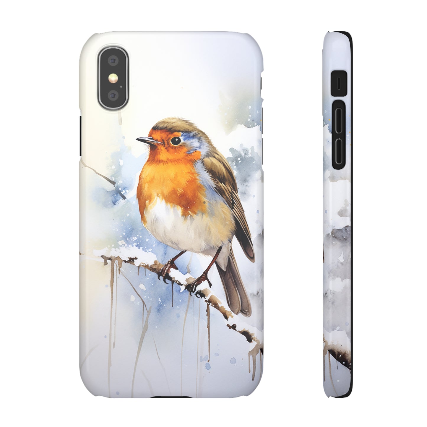 Winter Robin - Snap Cases