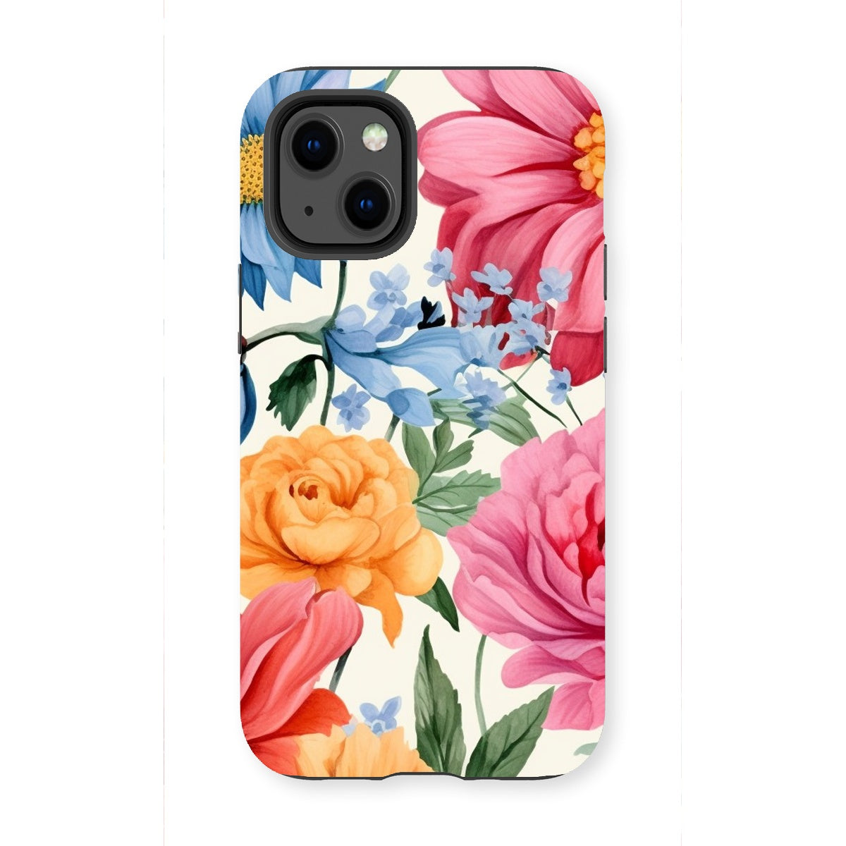 British Summer Flowers Tough Phone Case