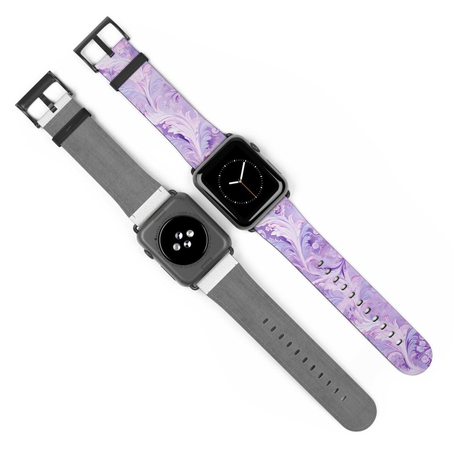 Apple Watch Strap - Pastel Lilac Paisley