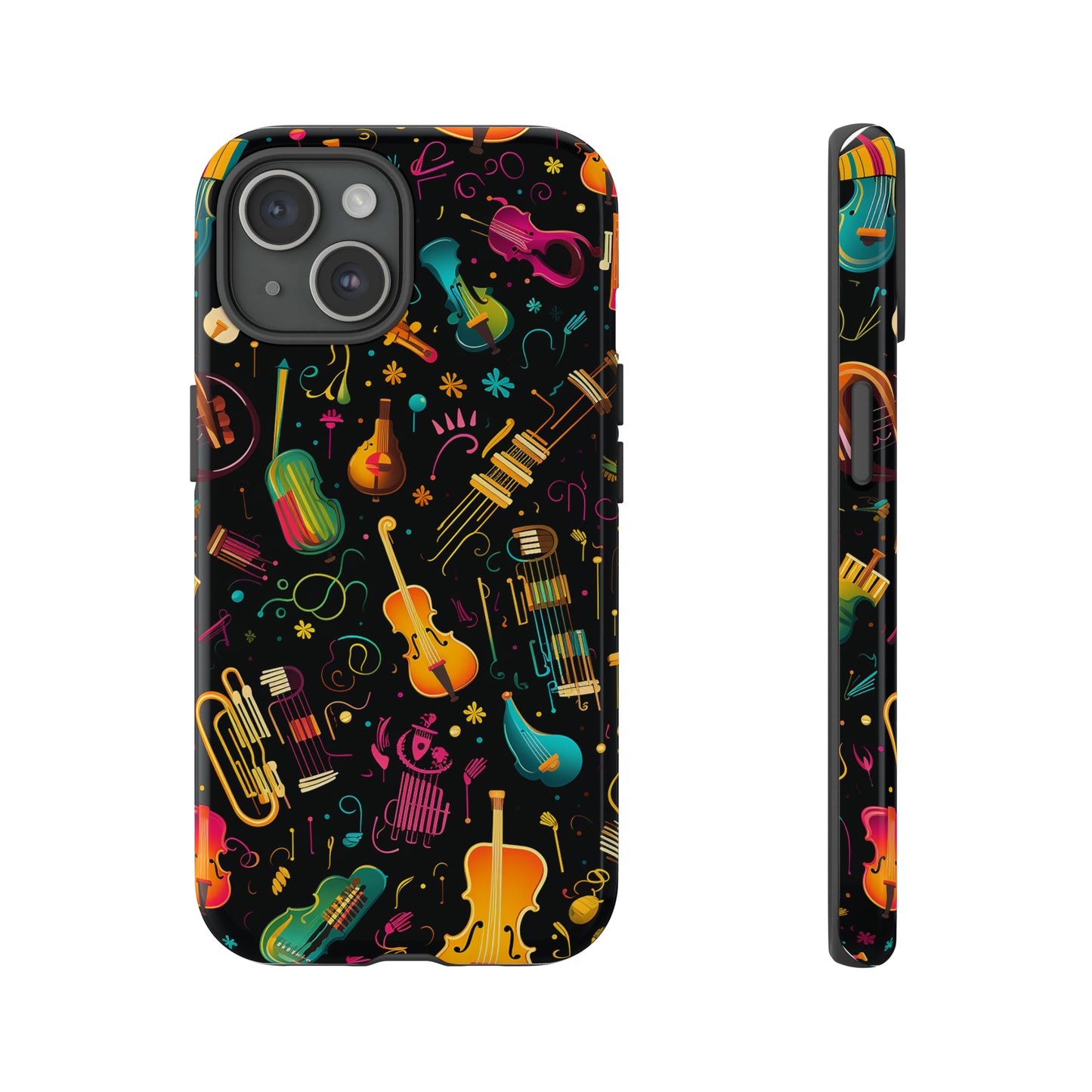 Colourful Musical Instruments - Tough Cases