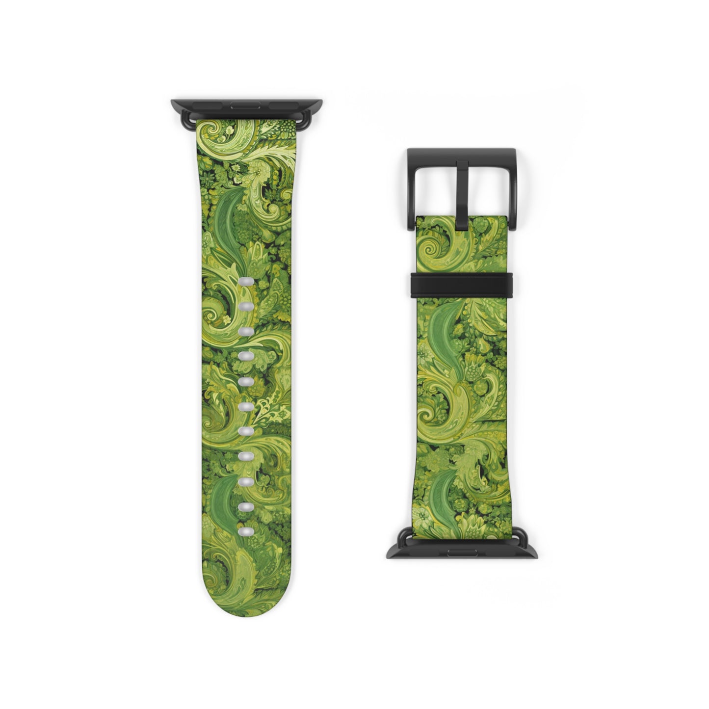 Apple Watch Strap - Pistachio Green Paisley