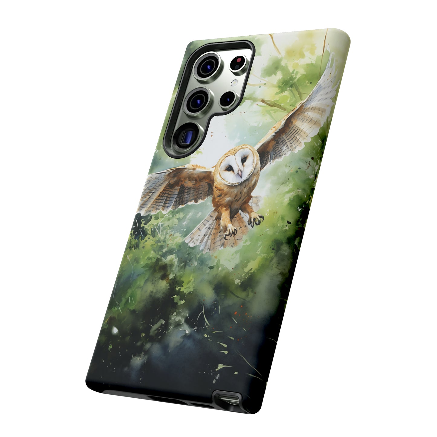 Barn Owl Watercolour - Tough Case