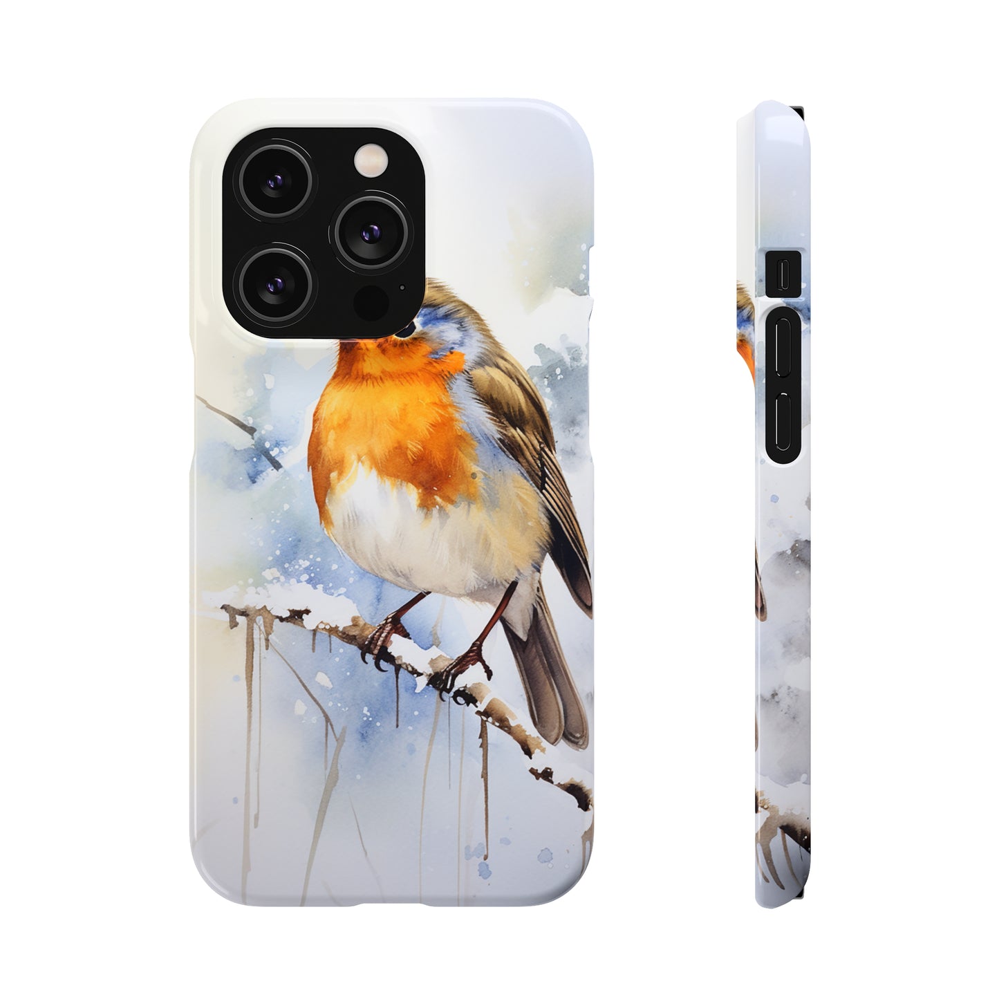 Winter Robin - Snap Cases