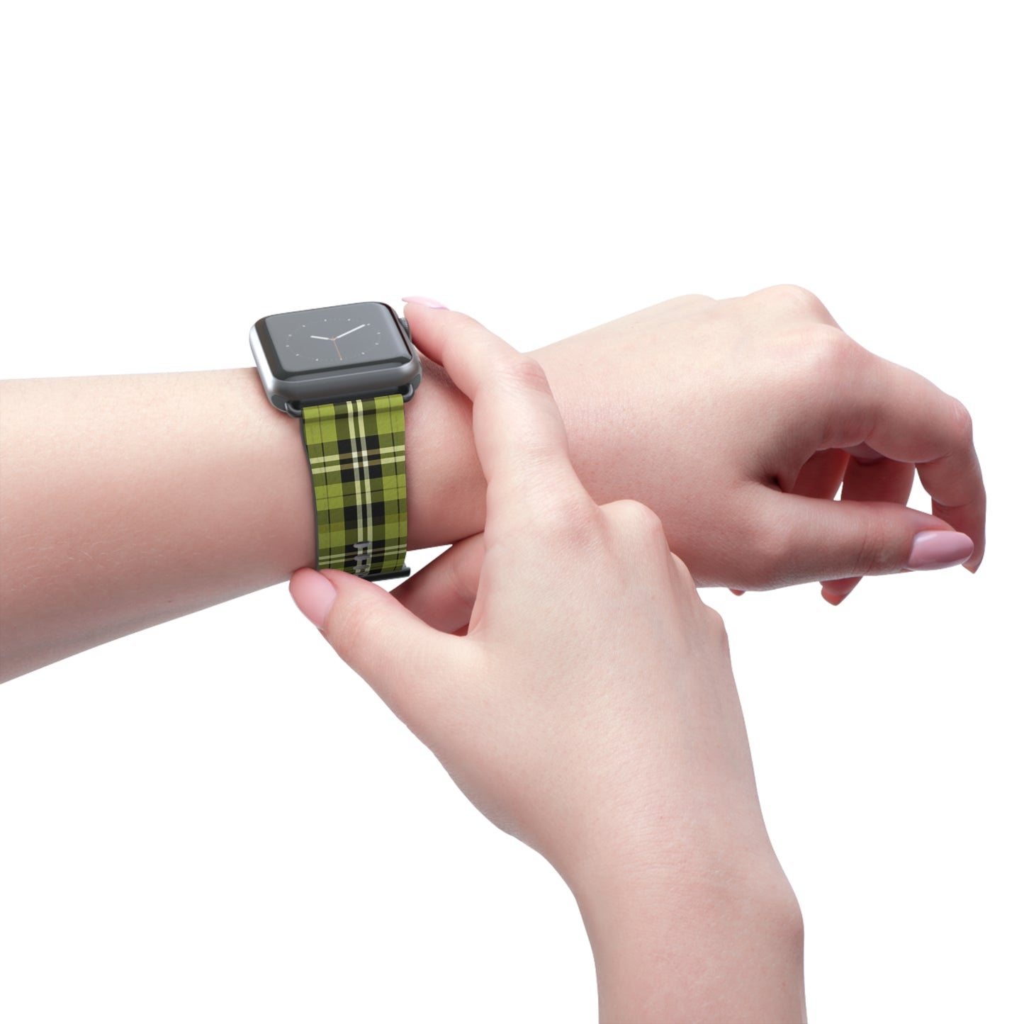 Apple Watch Strap - Pistachio Tartan