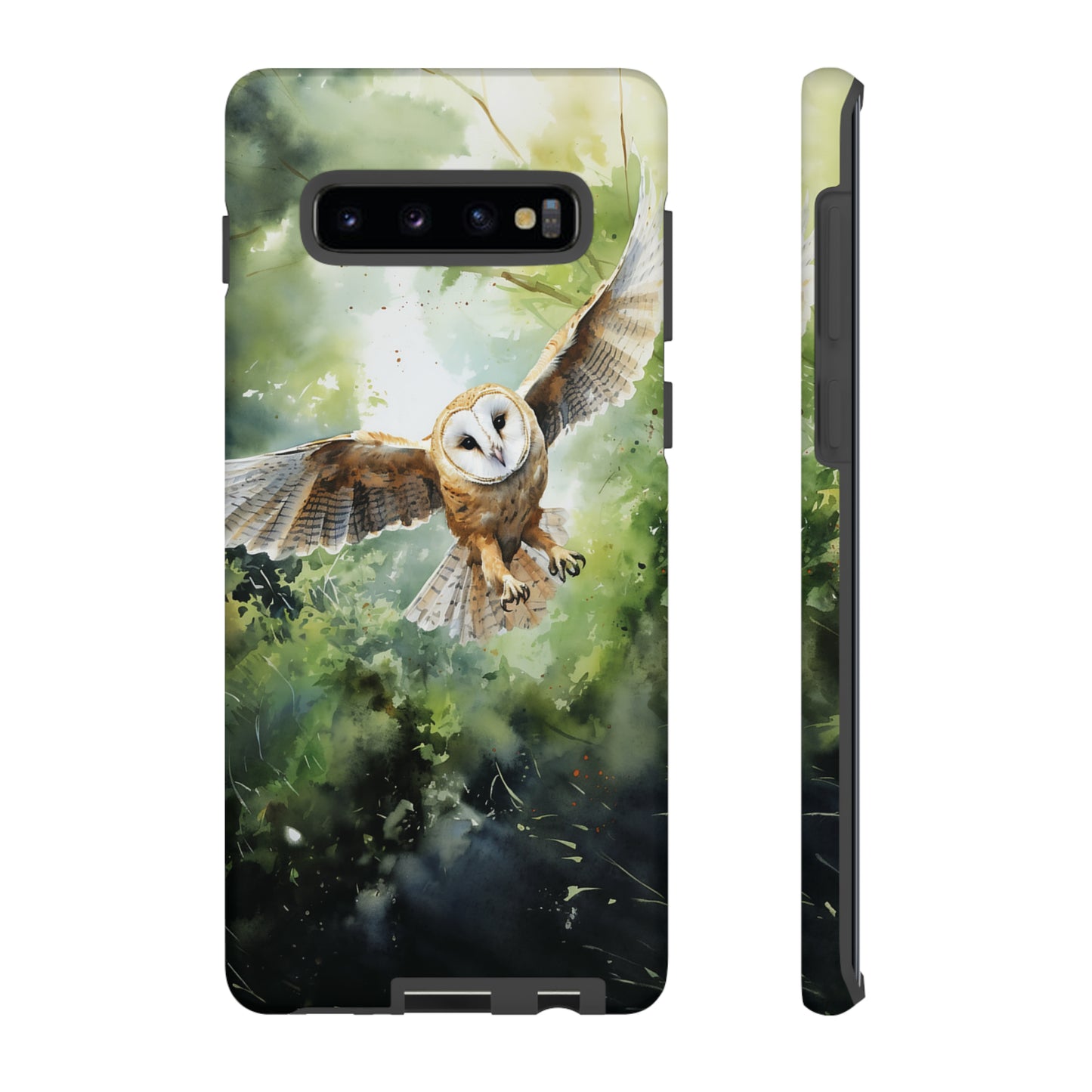 Barn Owl Watercolour - Tough Case