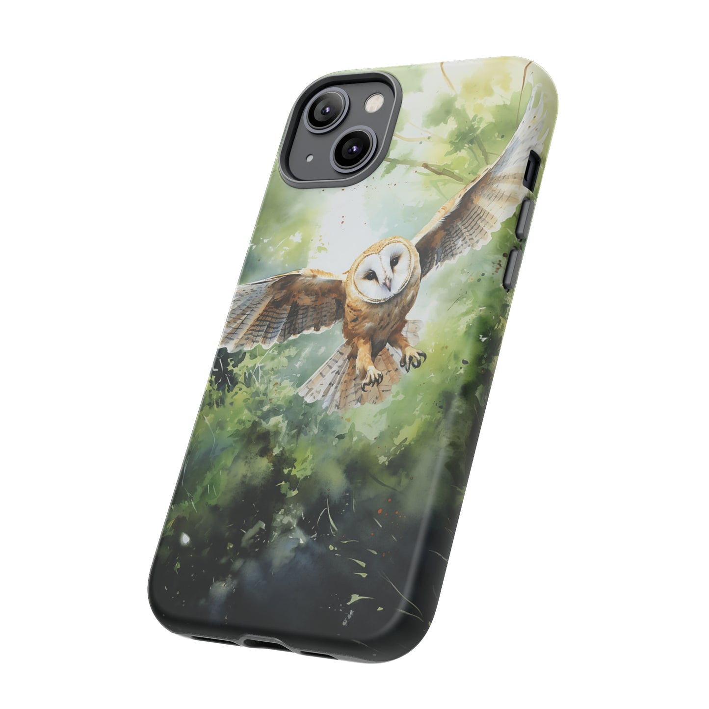 Barn Owl Watercolour - Tough Case