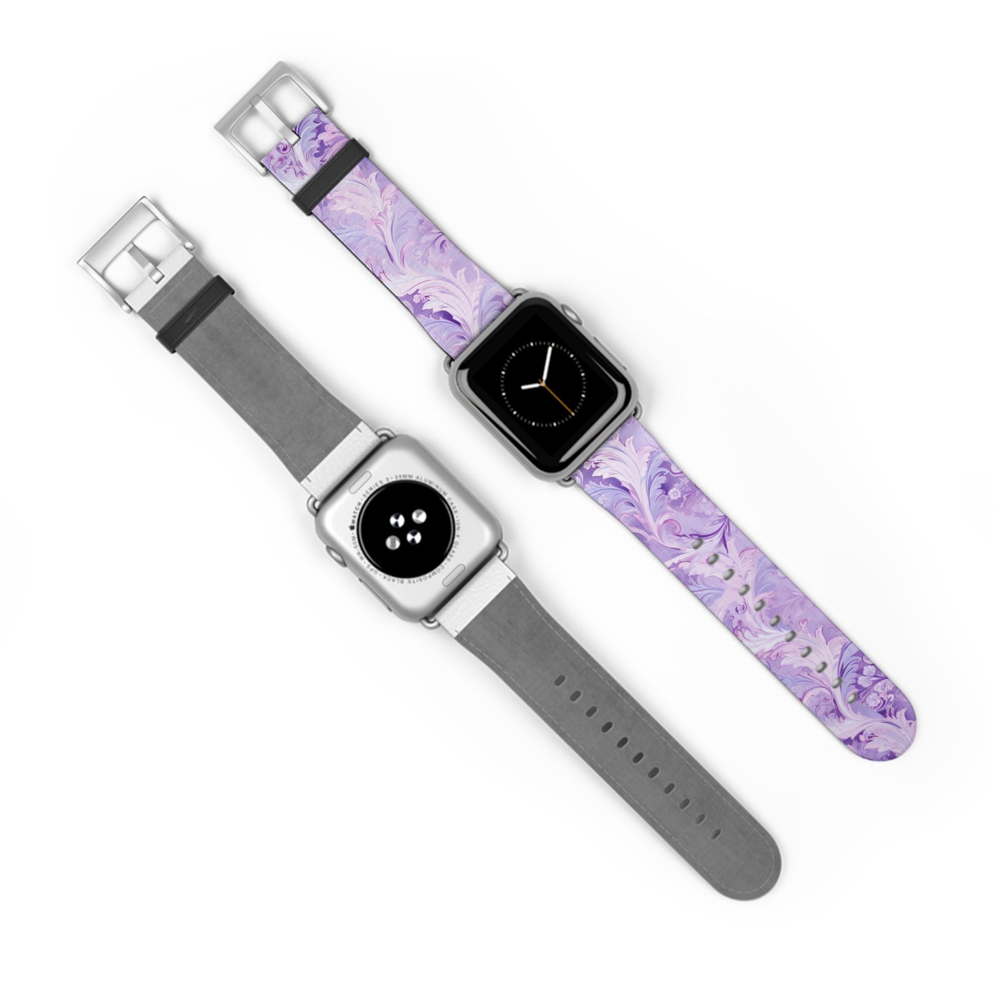 Apple Watch Strap - Pastel Lilac Paisley
