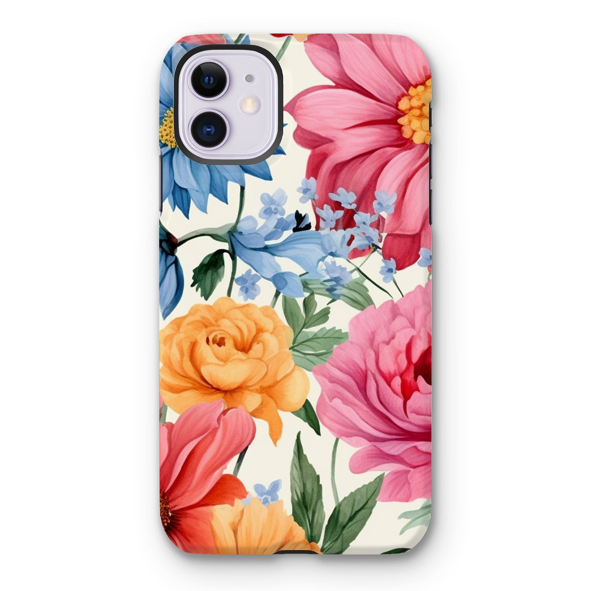 British Summer Flowers Tough Phone Case