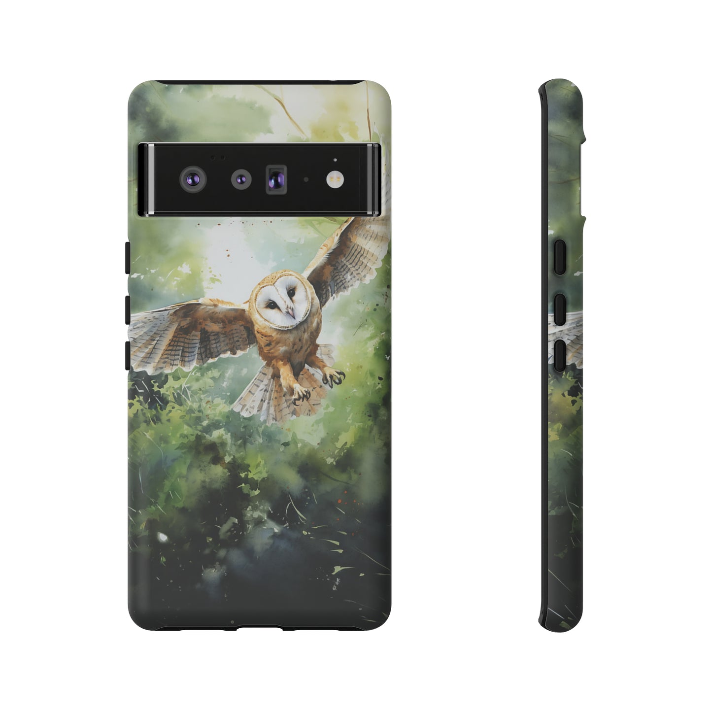 Barn Owl Watercolour - Tough Case