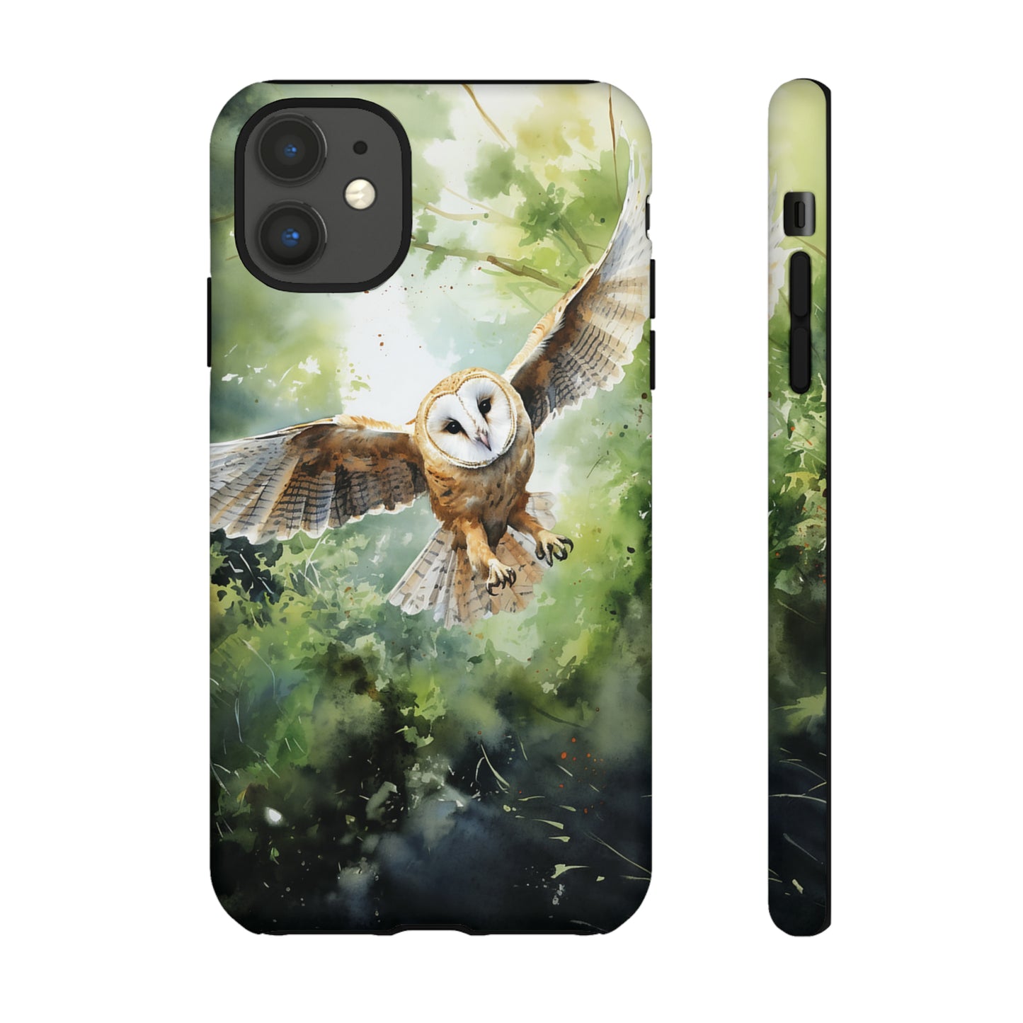 Barn Owl Watercolour - Tough Case