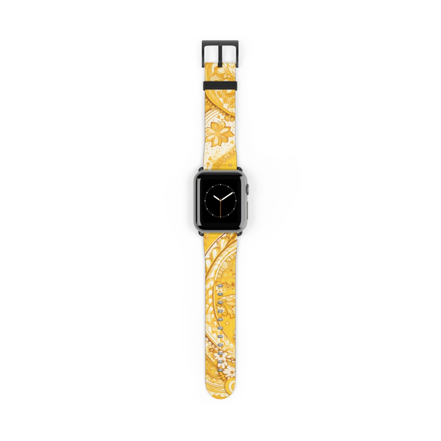 Apple Watch Strap - Yellow Paisley