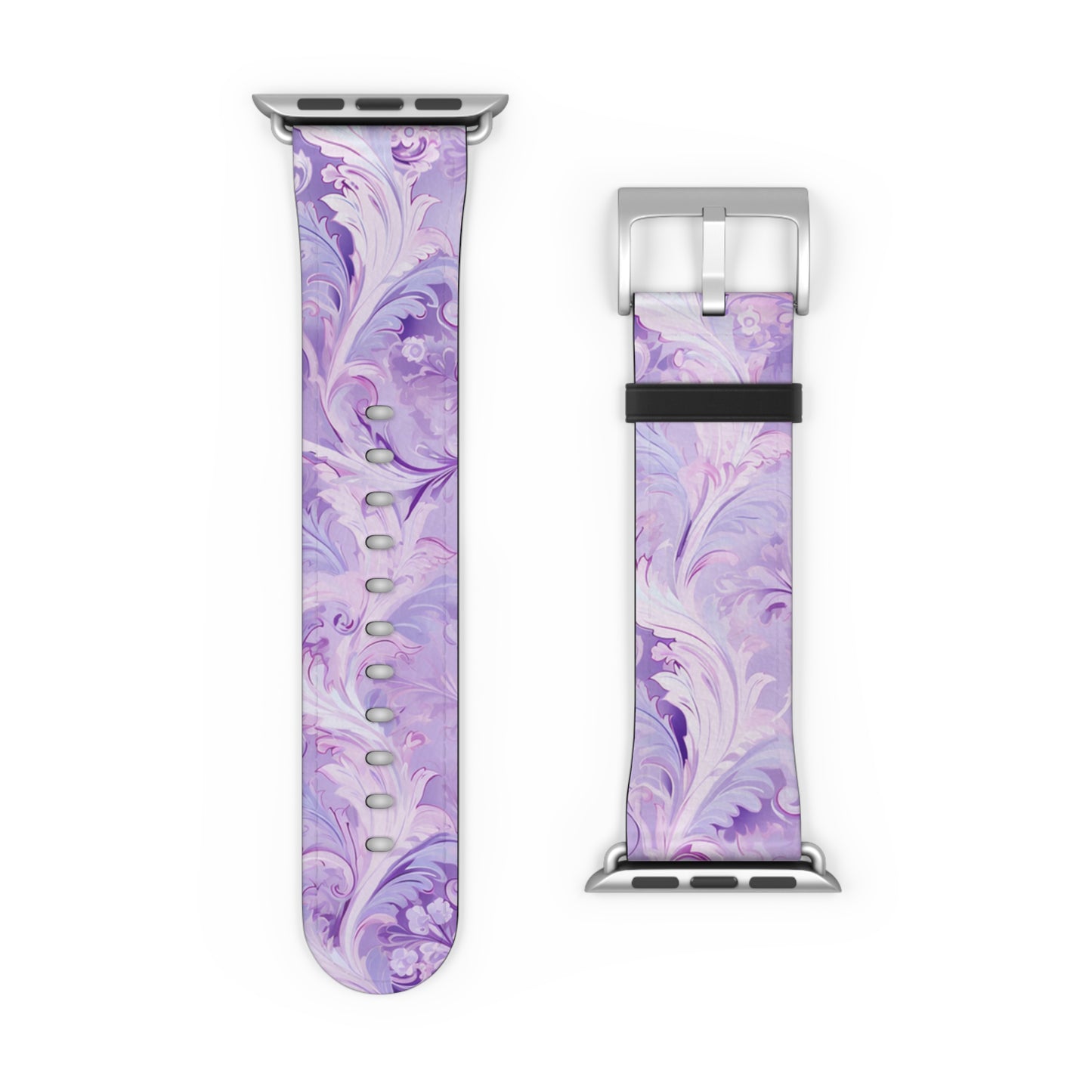 Apple Watch Strap - Pastel Lilac Paisley