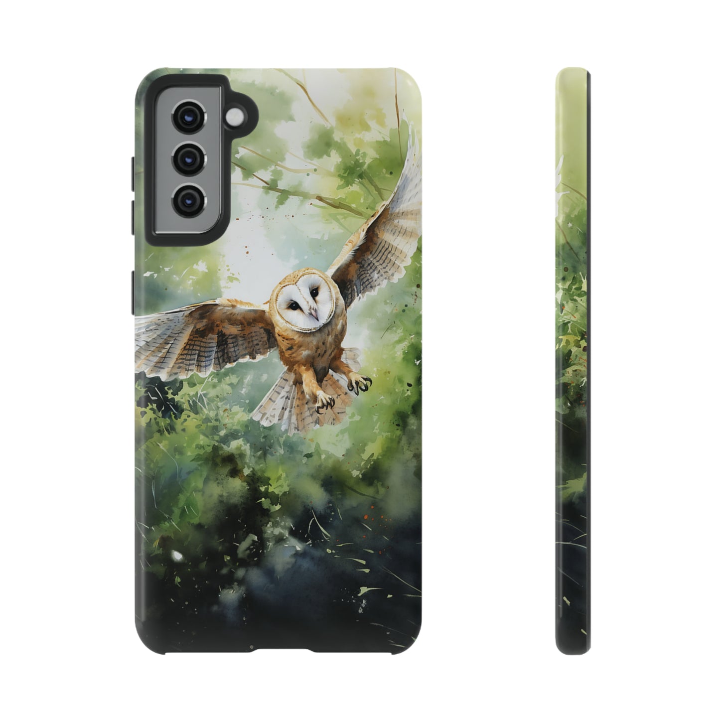 Barn Owl Watercolour - Tough Case