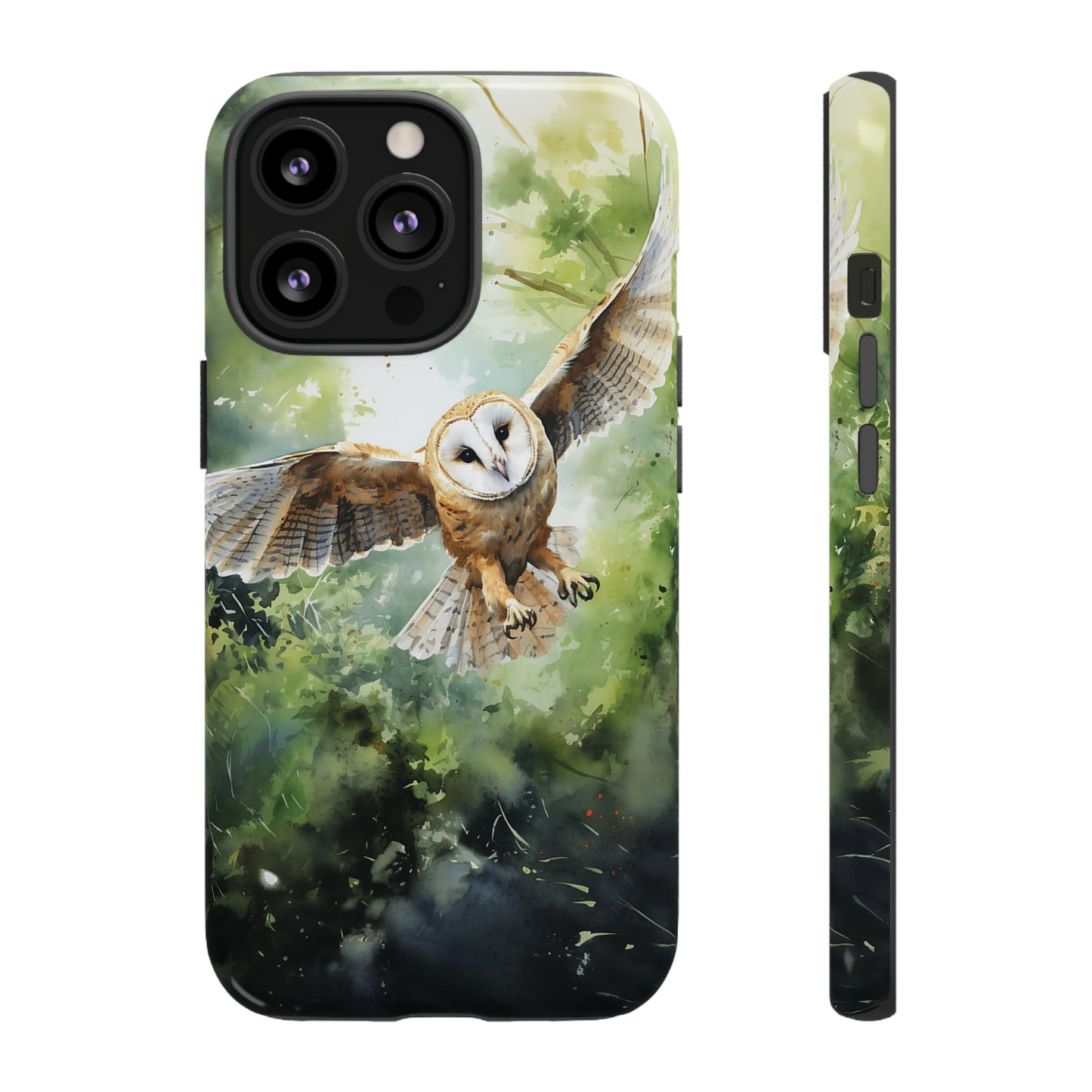 Barn Owl Watercolour - Tough Case
