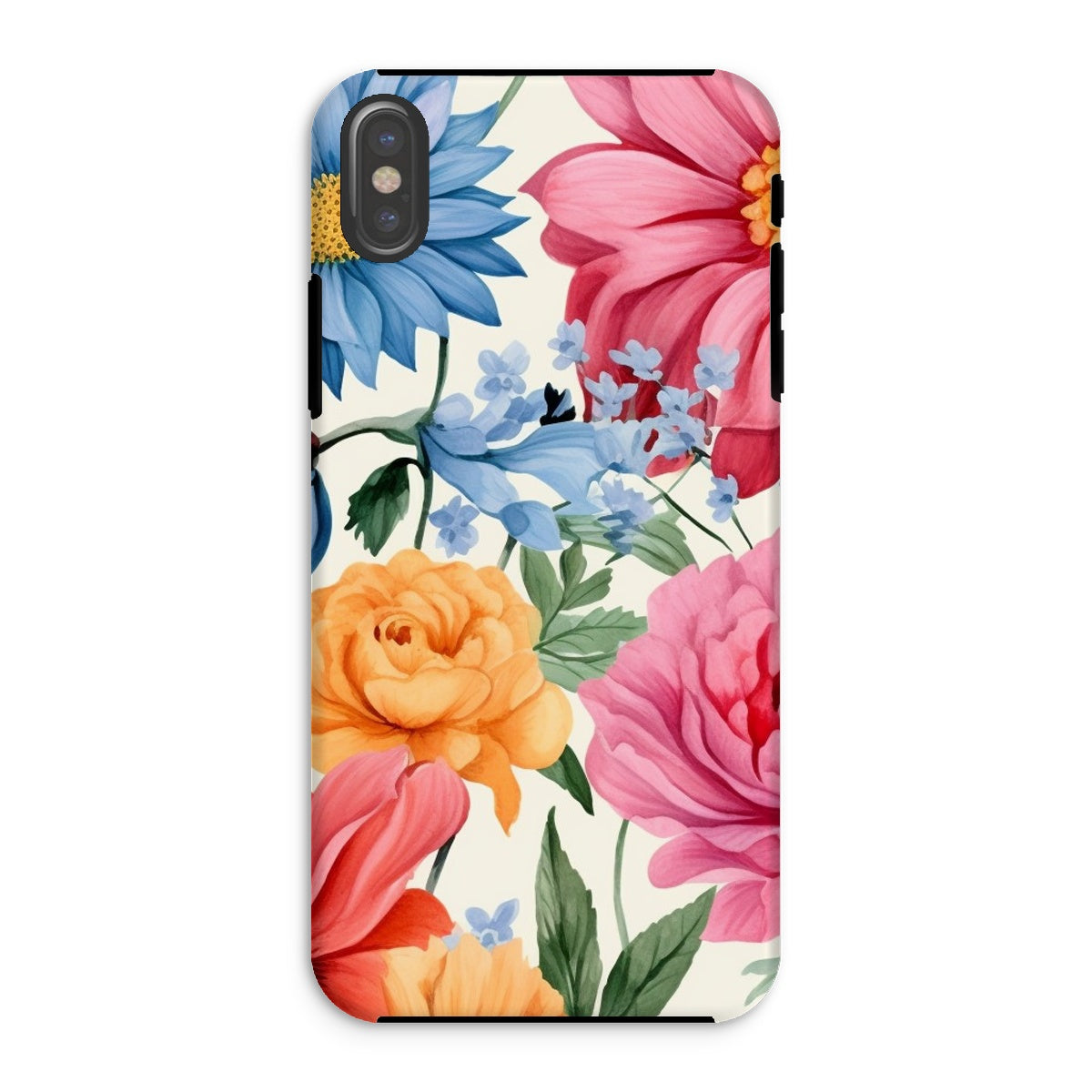 British Summer Flowers Tough Phone Case