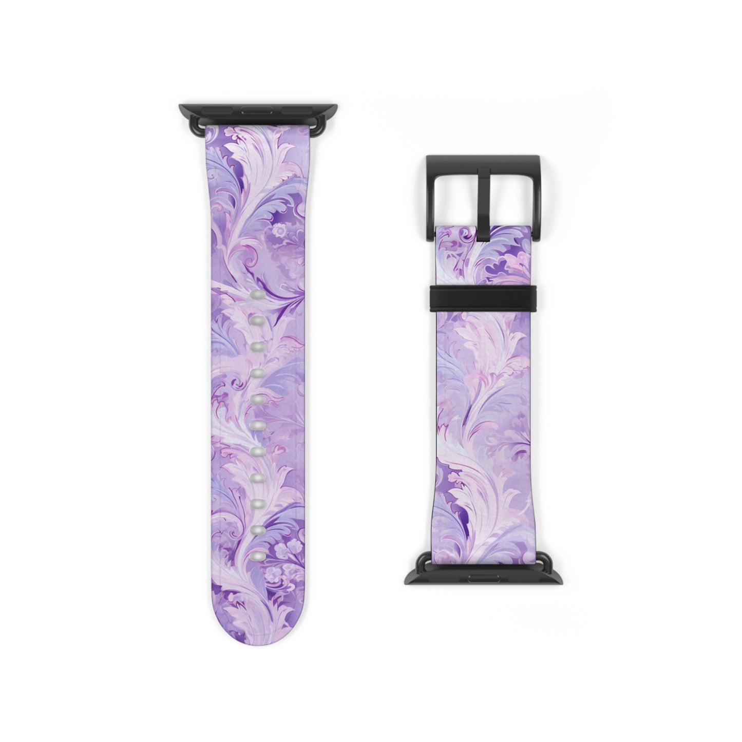 Apple Watch Strap - Pastel Lilac Paisley