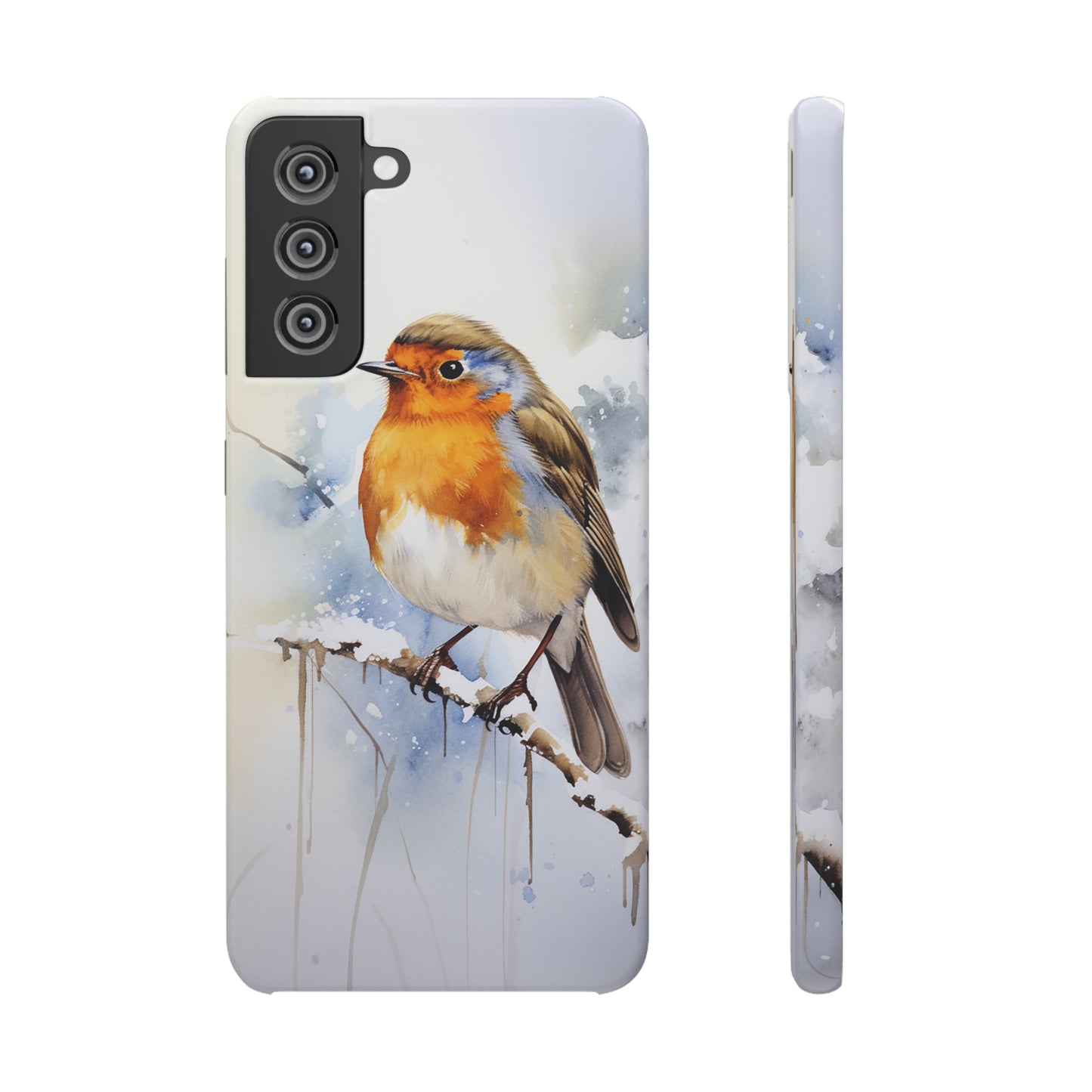 Winter Robin - Snap Cases