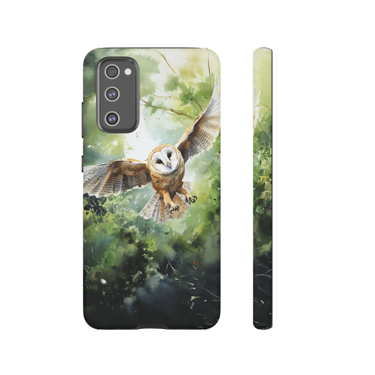Barn Owl Watercolour - Tough Case