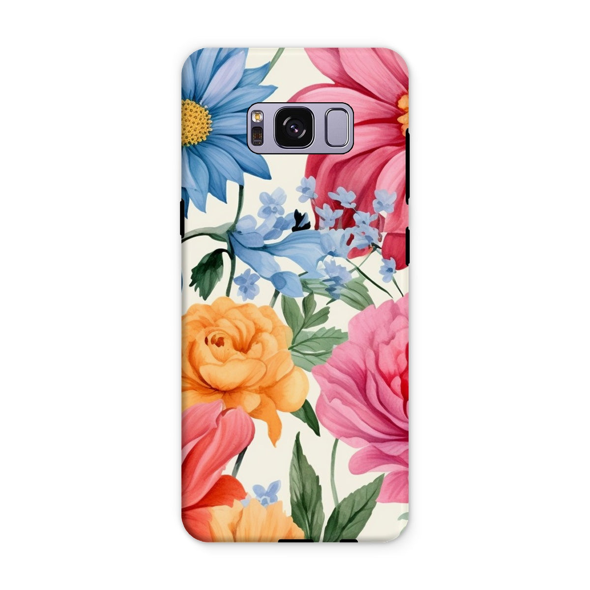 British Summer Flowers Tough Phone Case