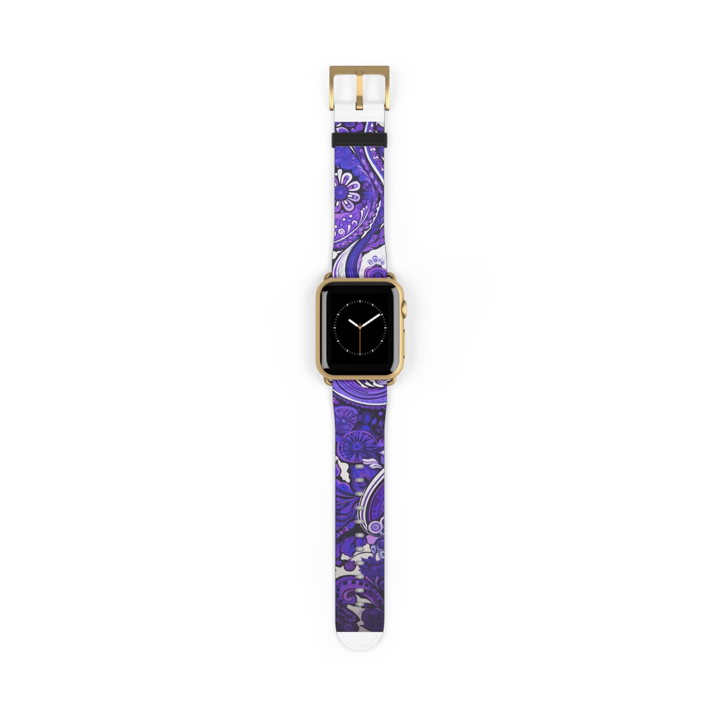 Apple Watch Strap - Purple Paisley