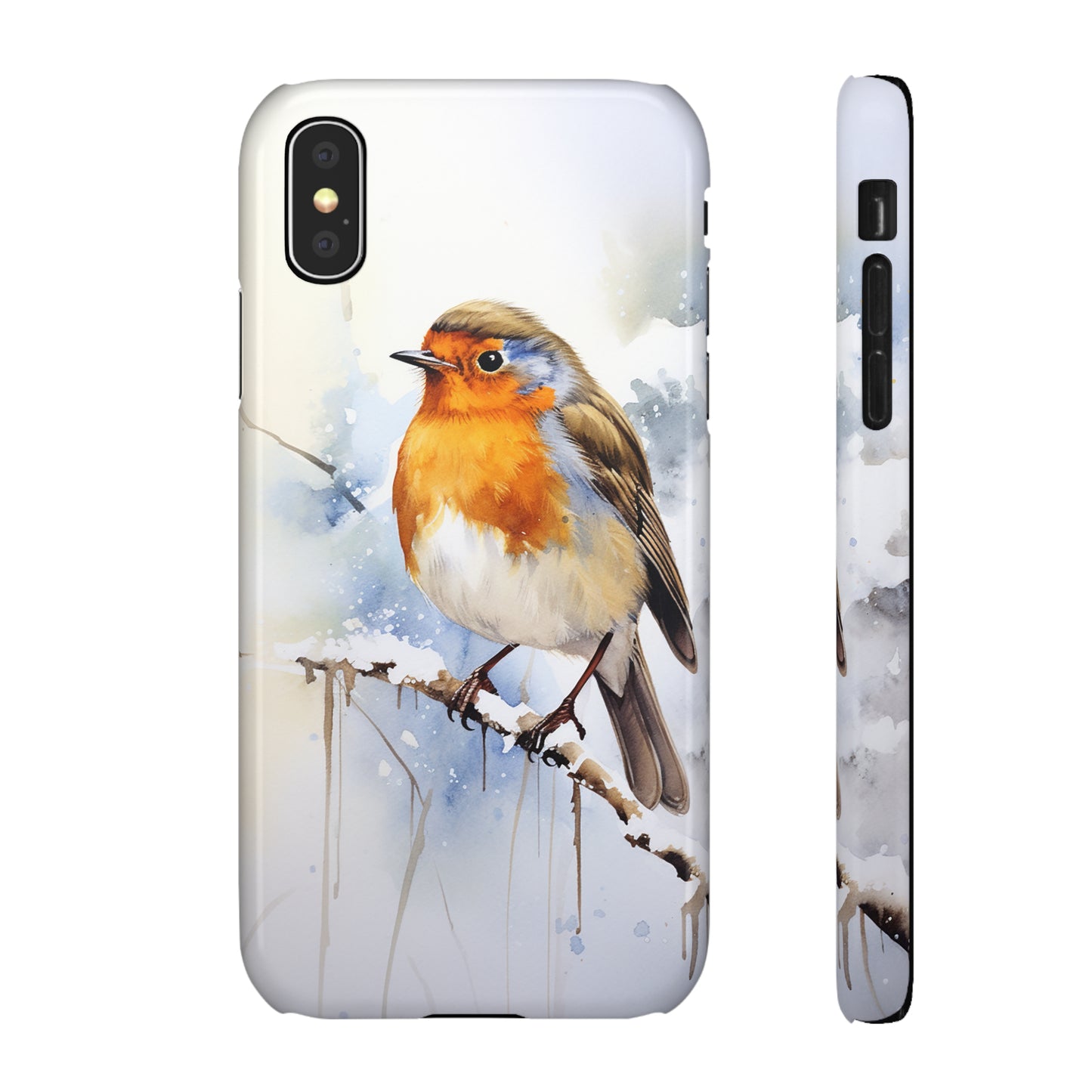 Winter Robin - Snap Cases