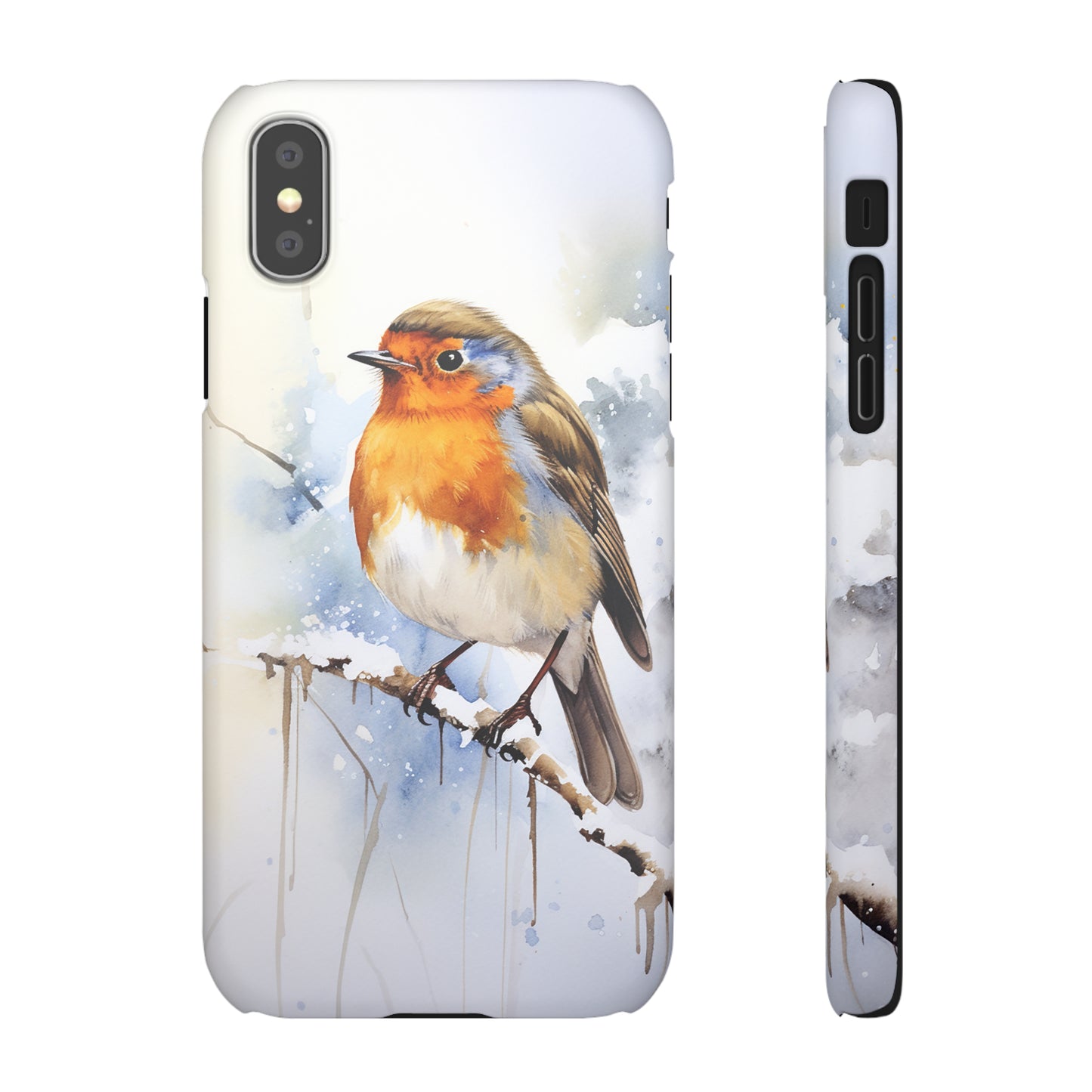 Winter Robin - Snap Cases