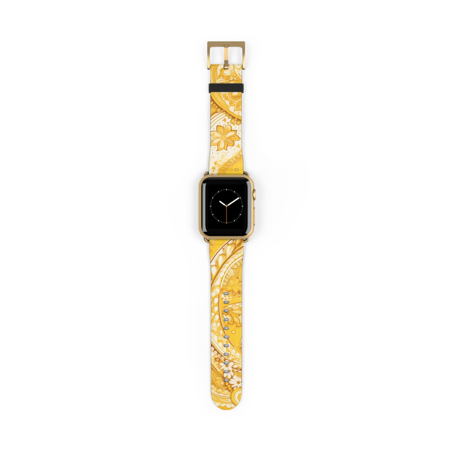 Apple Watch Strap - Yellow Paisley