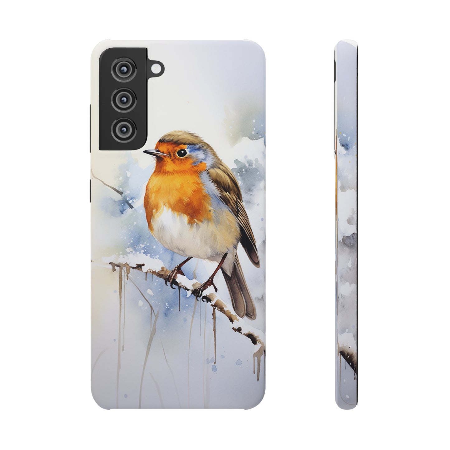 Winter Robin - Snap Cases