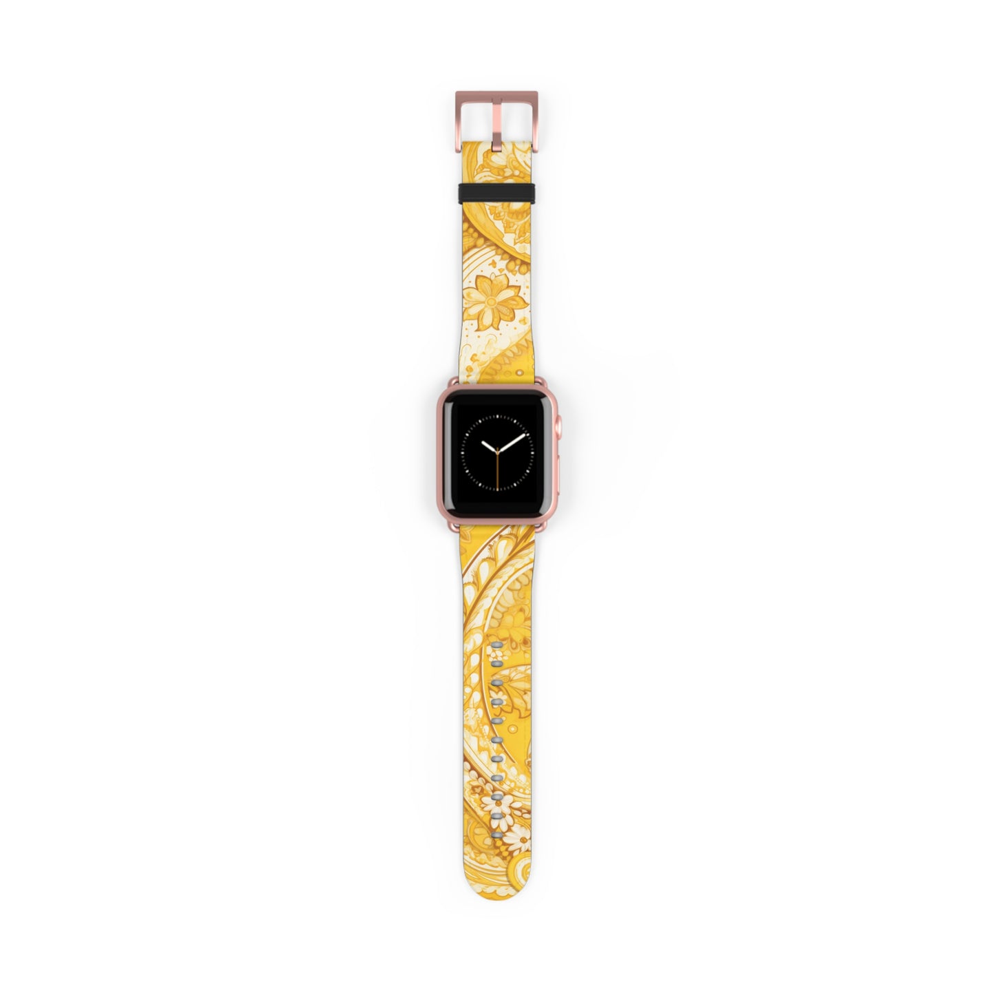 Apple Watch Strap - Yellow Paisley