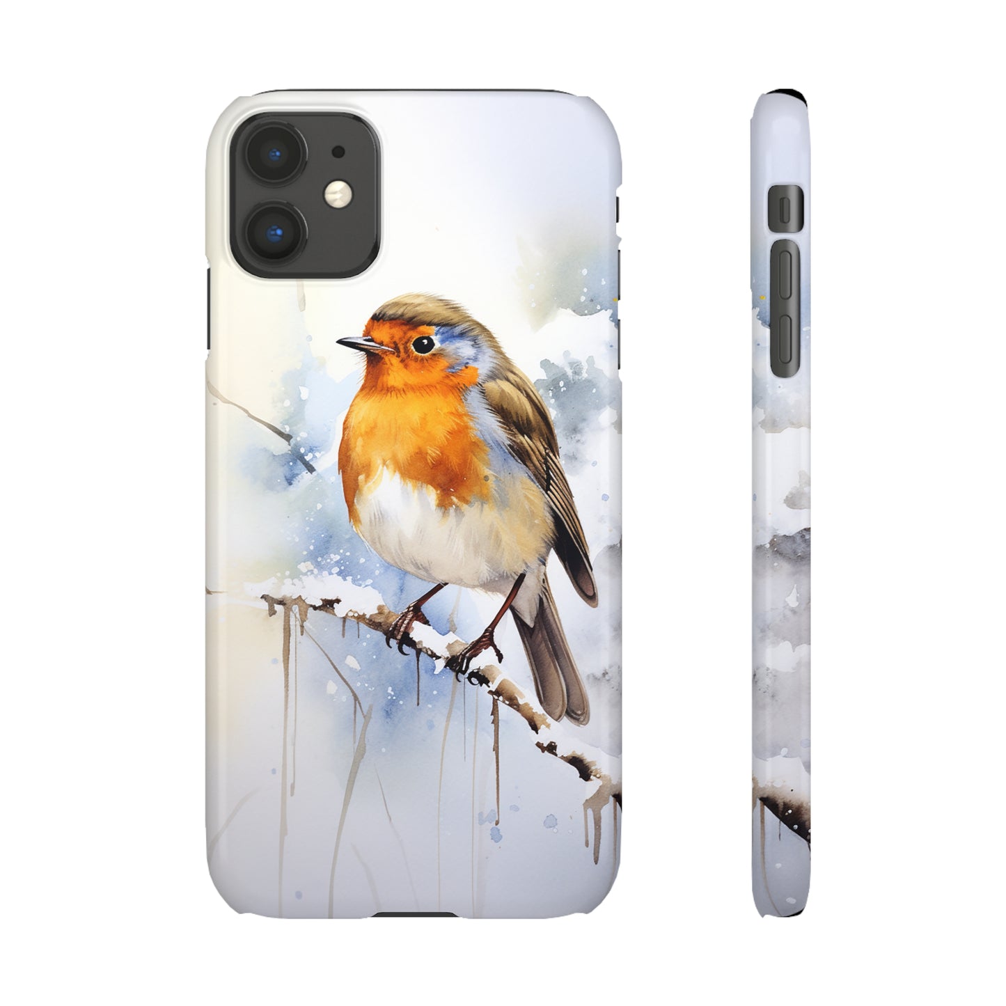 Winter Robin - Snap Cases