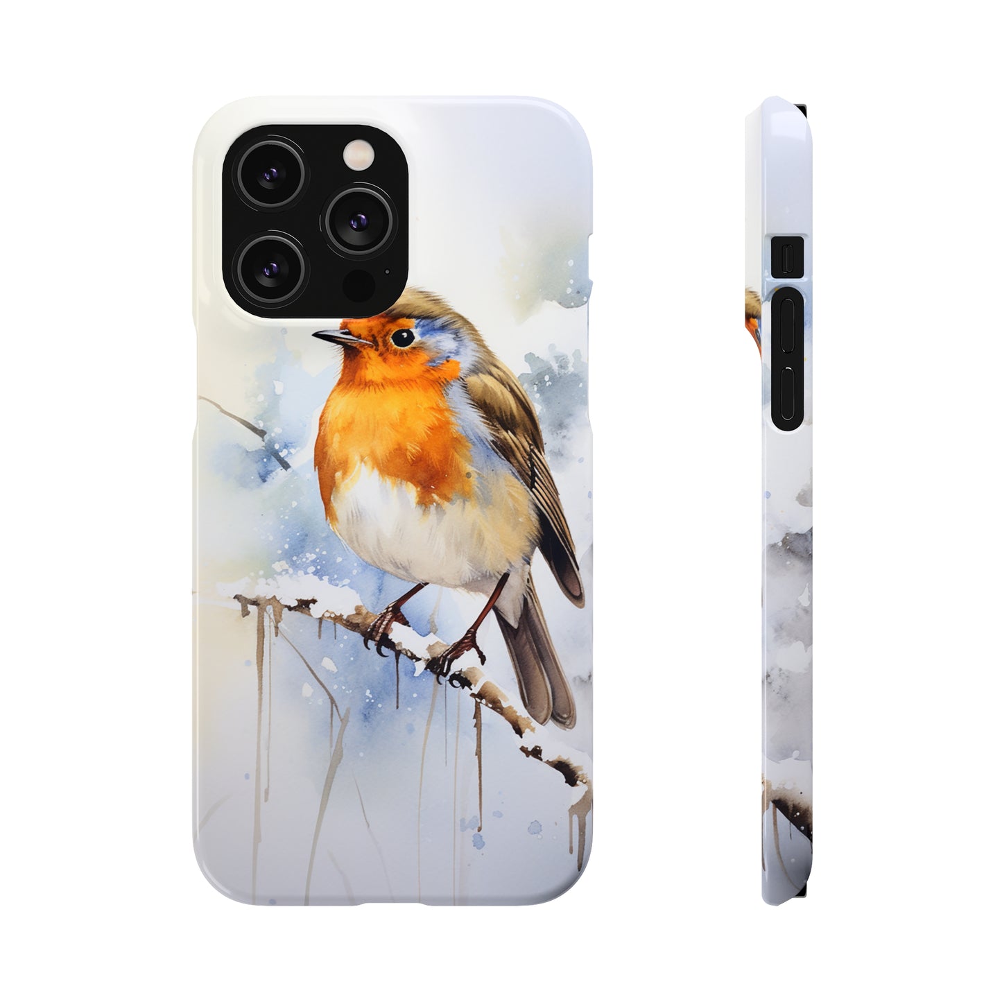 Winter Robin - Snap Cases