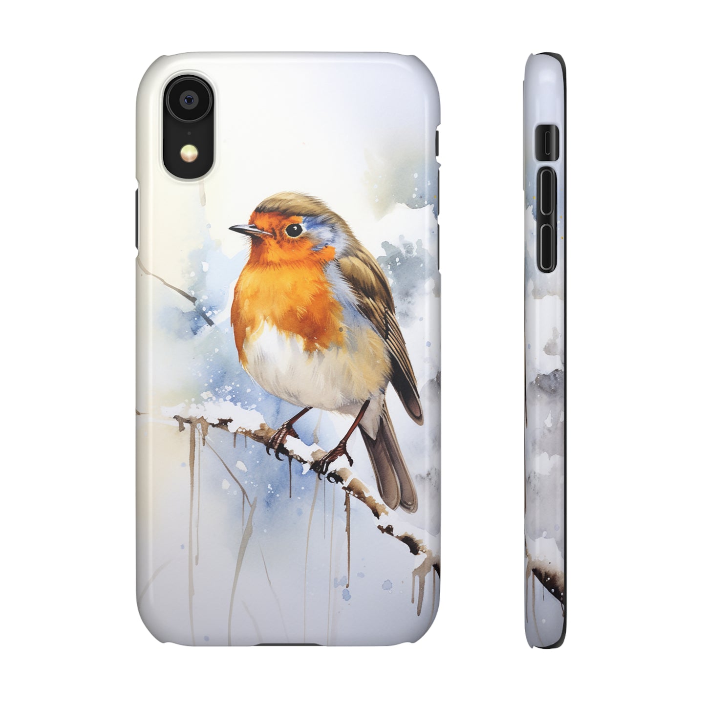 Winter Robin - Snap Cases