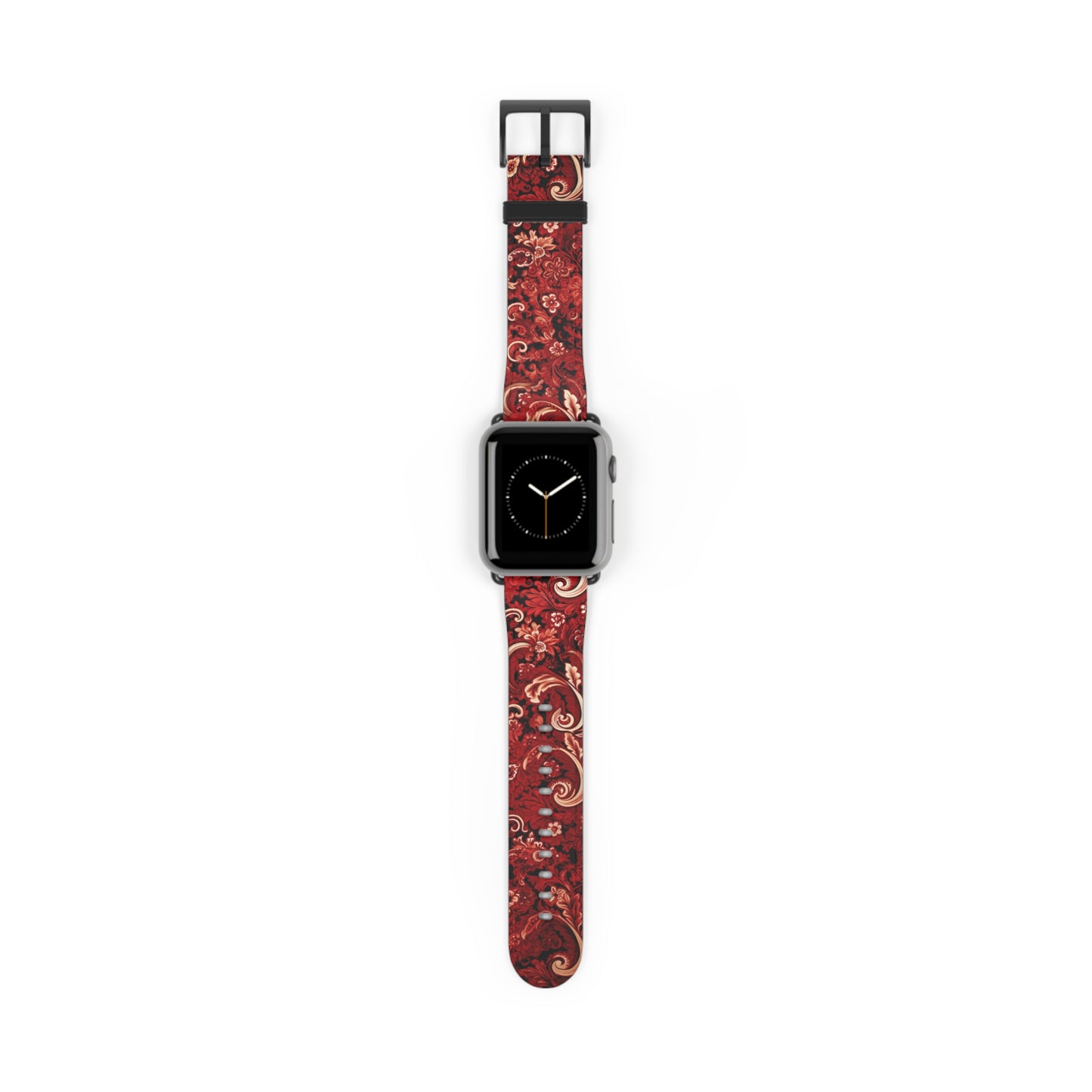Apple Watch Strap - Cherry Red Paisley