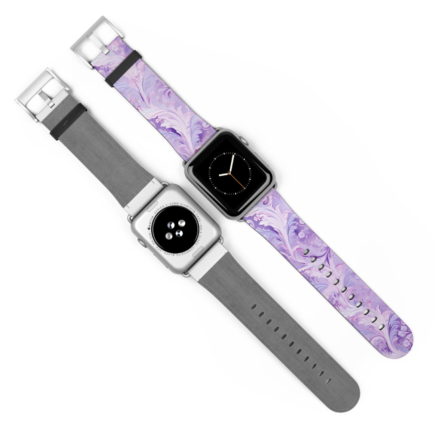 Apple Watch Strap - Pastel Lilac Paisley