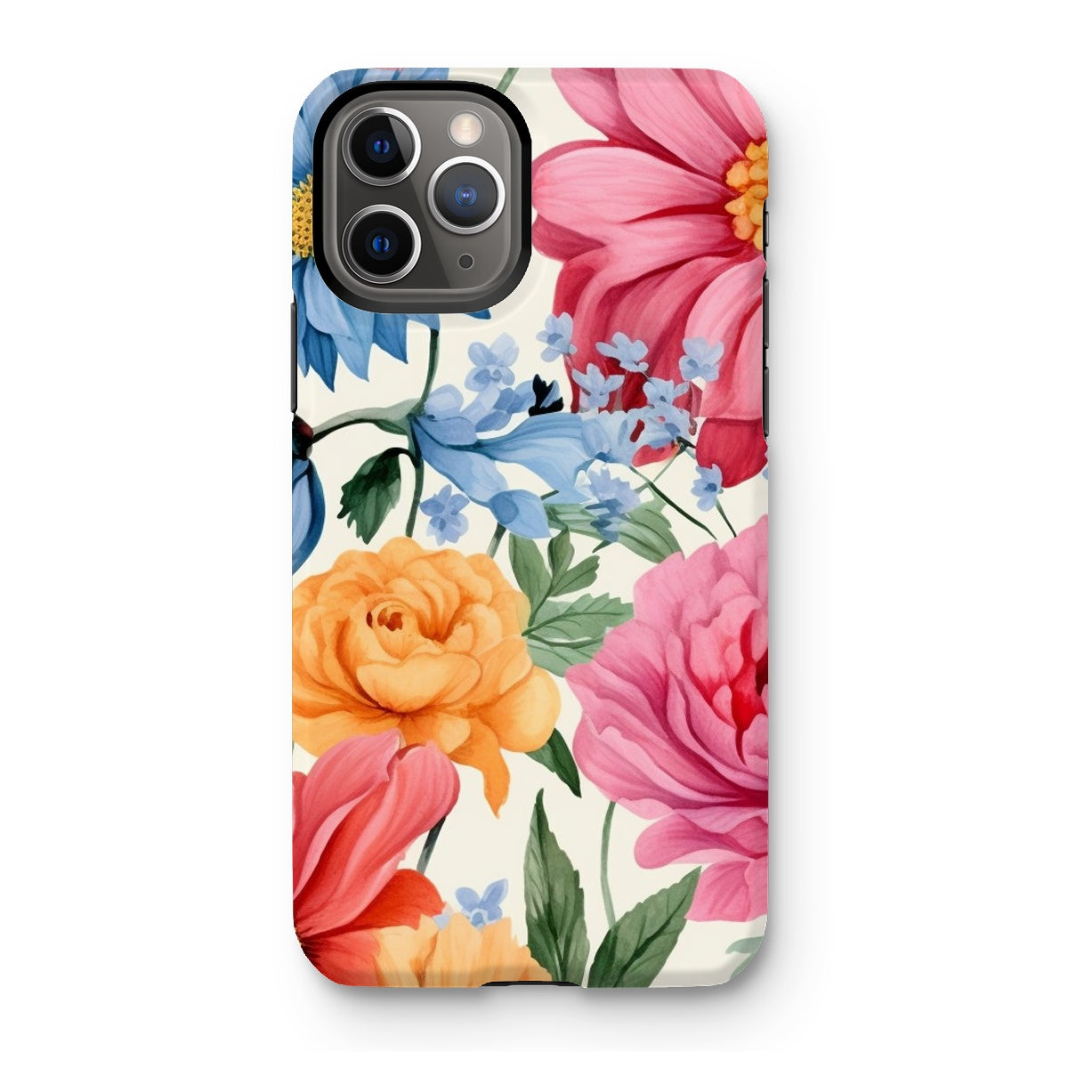 British Summer Flowers Tough Phone Case
