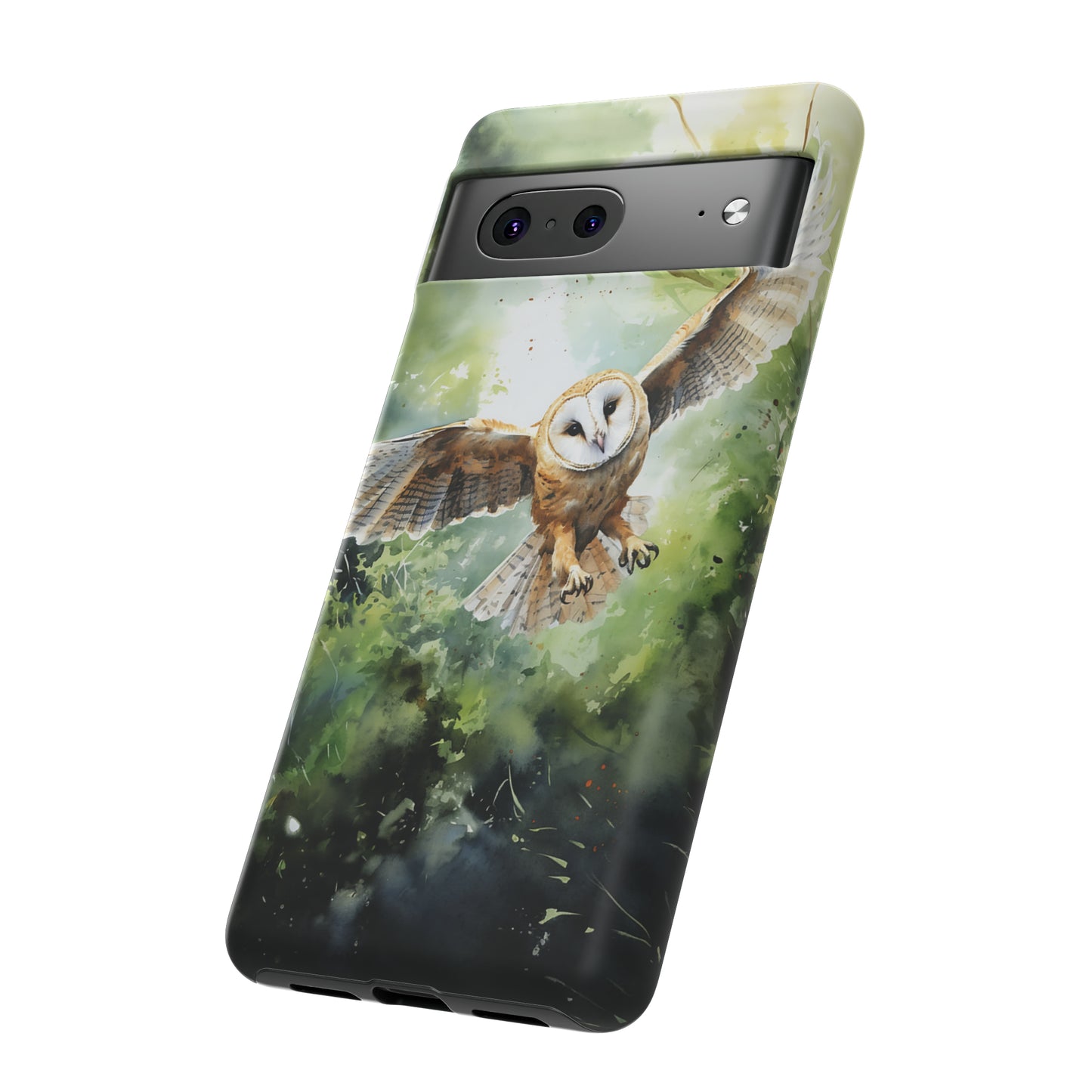 Barn Owl Watercolour - Tough Case