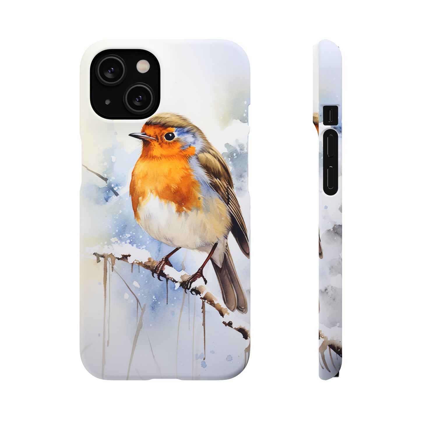 Winter Robin - Snap Cases