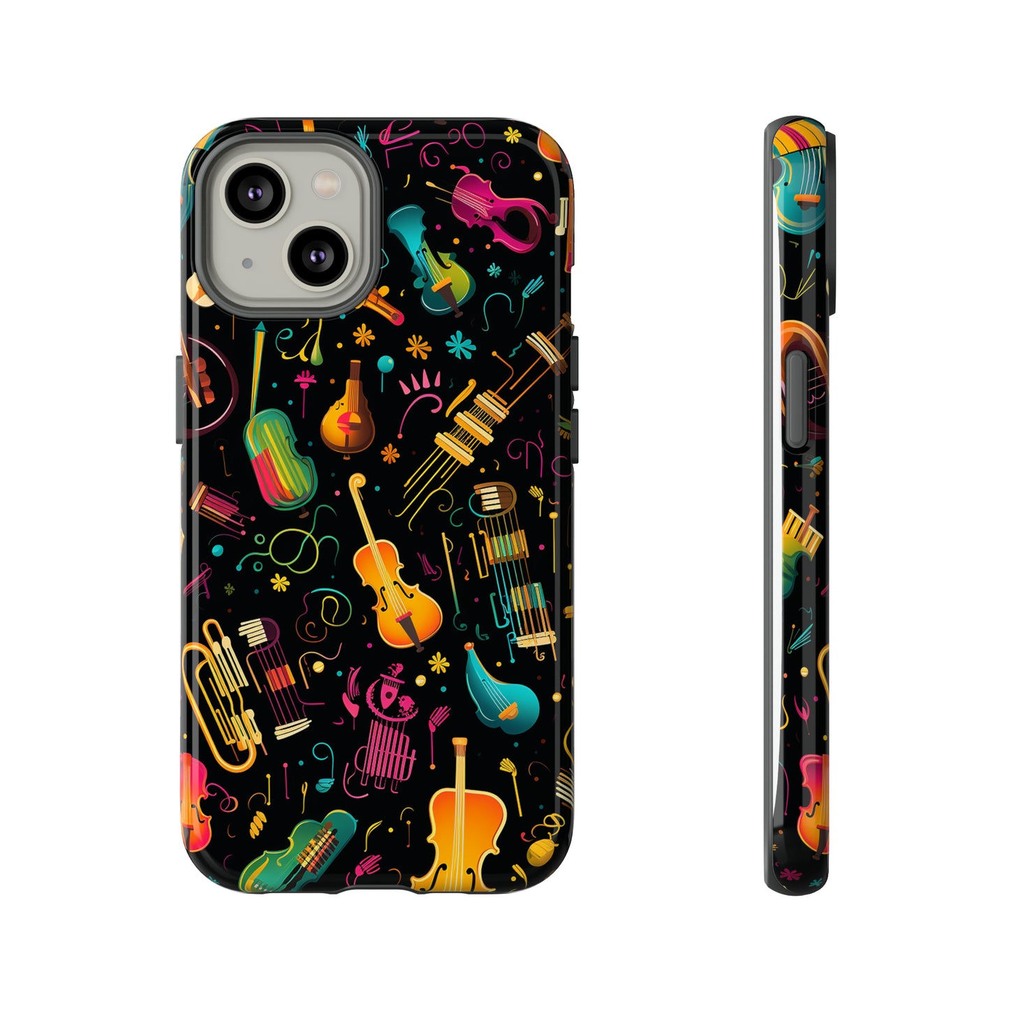 Colourful Musical Instruments - Tough Cases