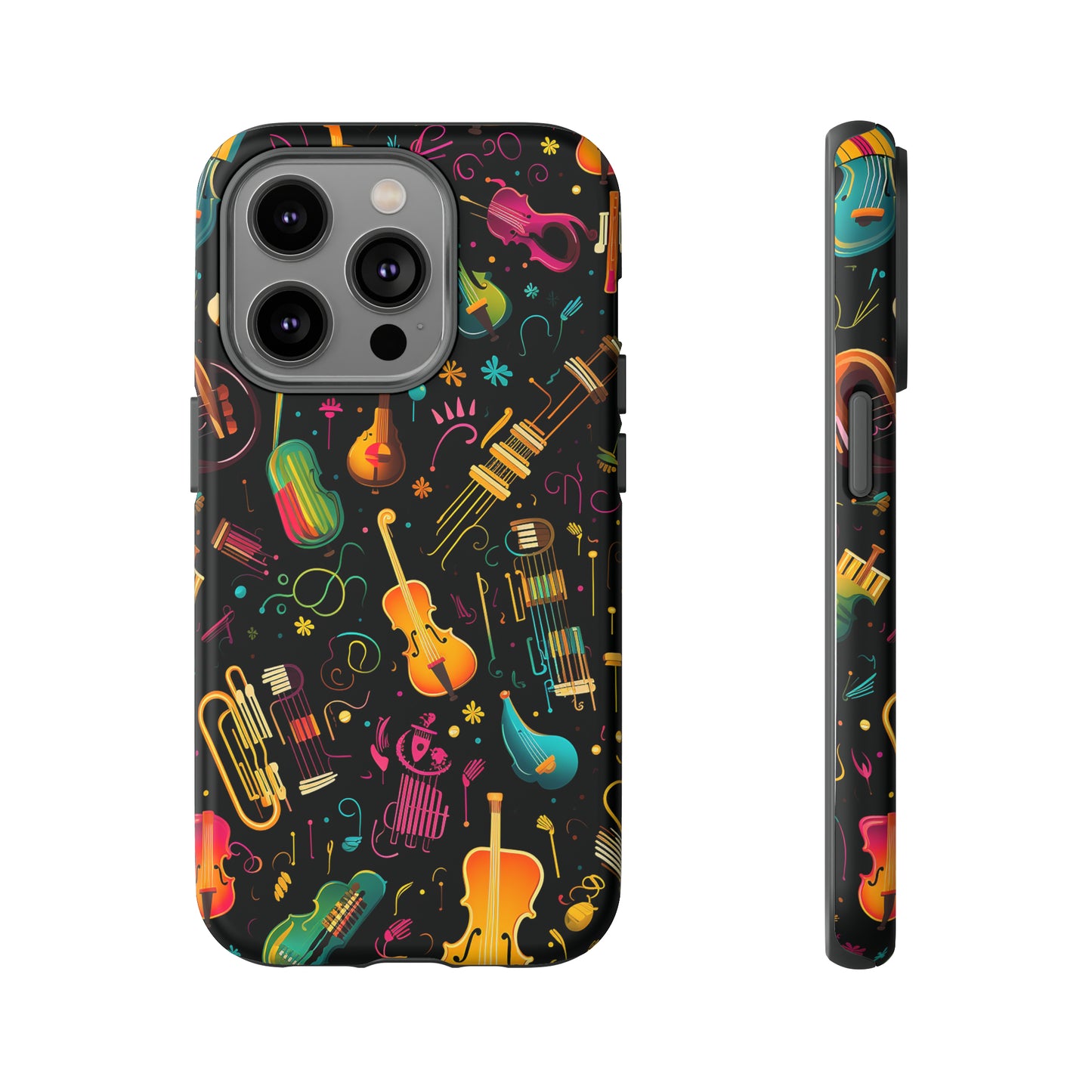 Colourful Musical Instruments - Tough Cases