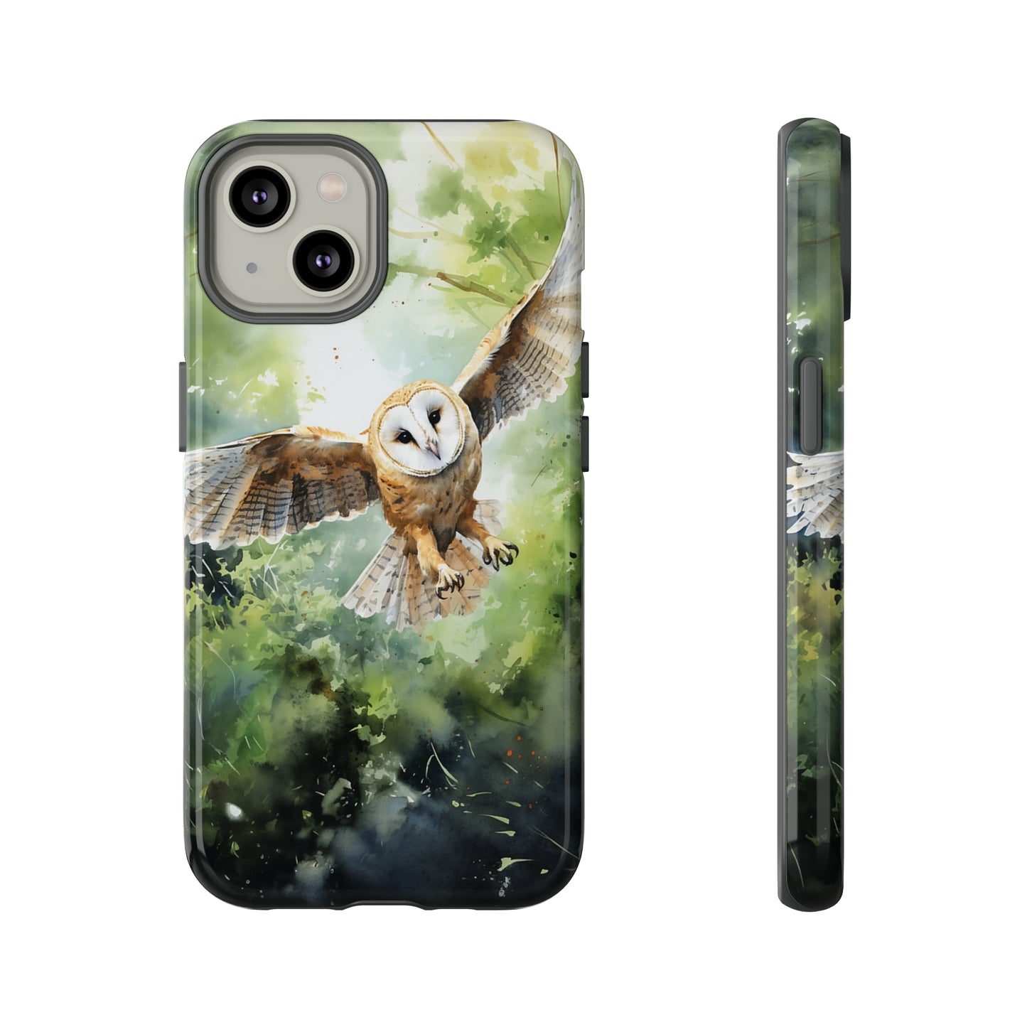 Barn Owl Watercolour - Tough Case