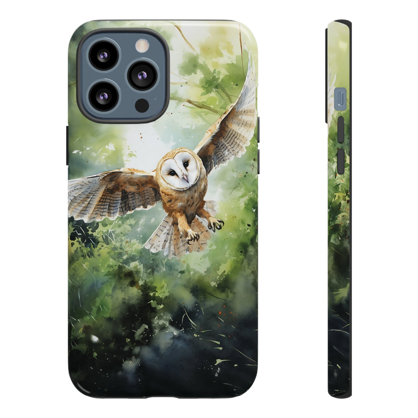 Barn Owl Watercolour - Tough Case