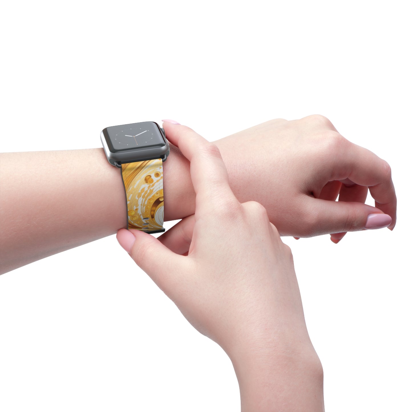 Apple Watch Strap - Gold Paisley